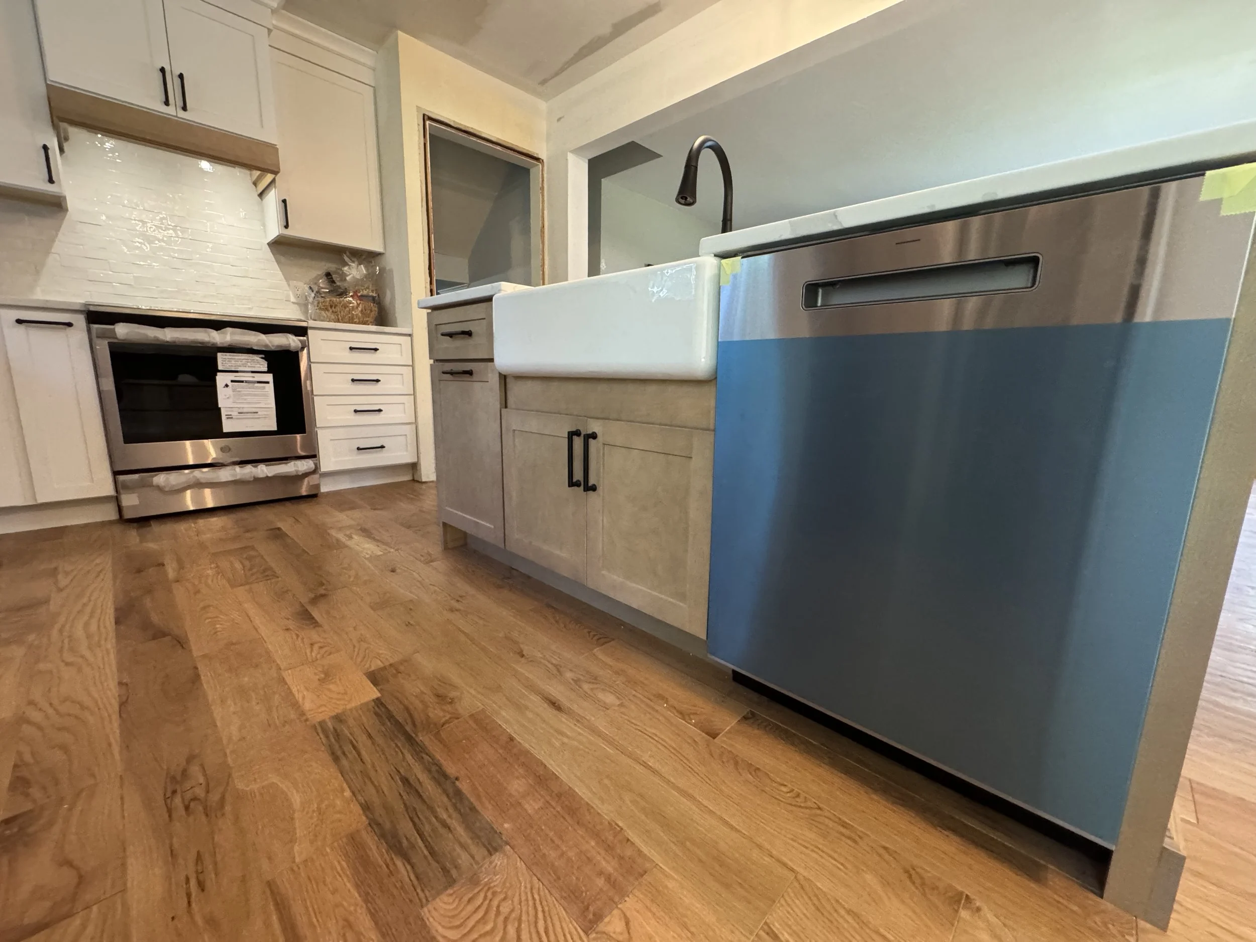 Kitchen Remodel - Summer 2025 - Legend Cabinetry, Quartz Countertop, Tile backsplash, open concept