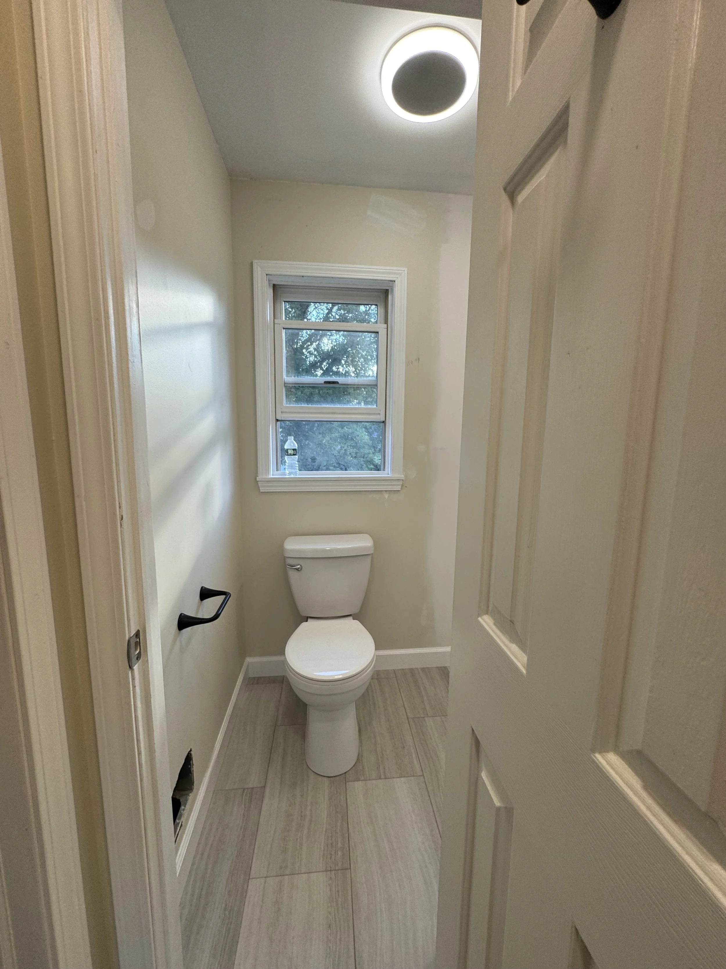 Bathroom Remodel - Summer 2025 - Onyx Subway Tile Shower wall system, MSI LVT Flooring White Ocean 