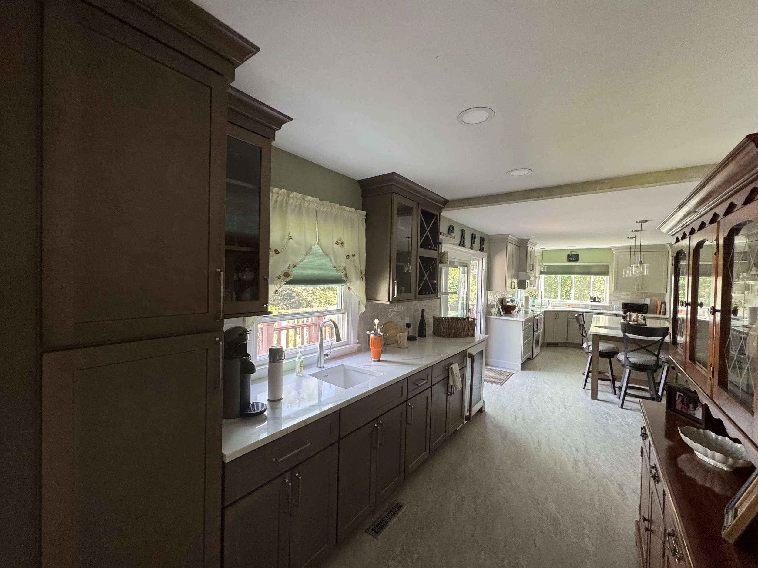 Kitchen Remodel - Summer 2025 - Legend Cabinetry, Provenza MaxCore Flooring, Quartz Countertop, Tile backsplash 
