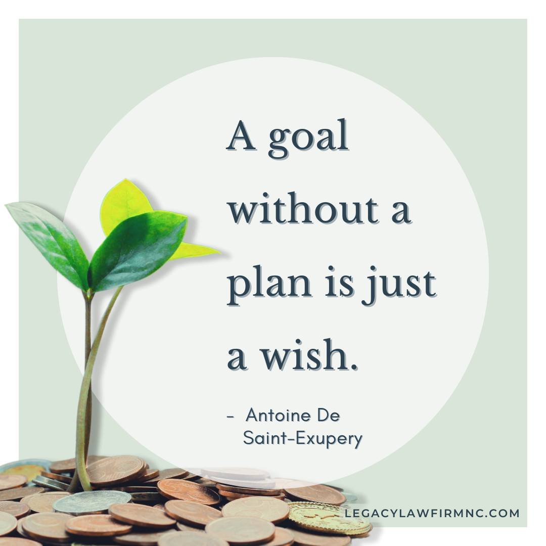 &quot;A goal without a plan is just a wish.&quot; 🤔 This quote from Antoine de Saint-Exupery perfectly explains the importance of estate planning.

Simply hoping your loved ones will be taken care of after you're gone is not enough. A comprehensive 