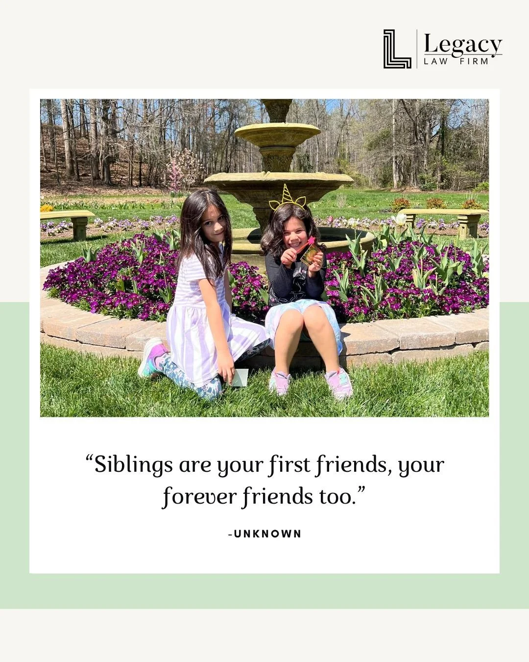 👫 This National Sibling Day, show your siblings how much you care by planning for the future together. Avoid potential disagreements and ensure that your wishes are respected with a solid estate plan.

Celebrate your bond by securing peace of mind f