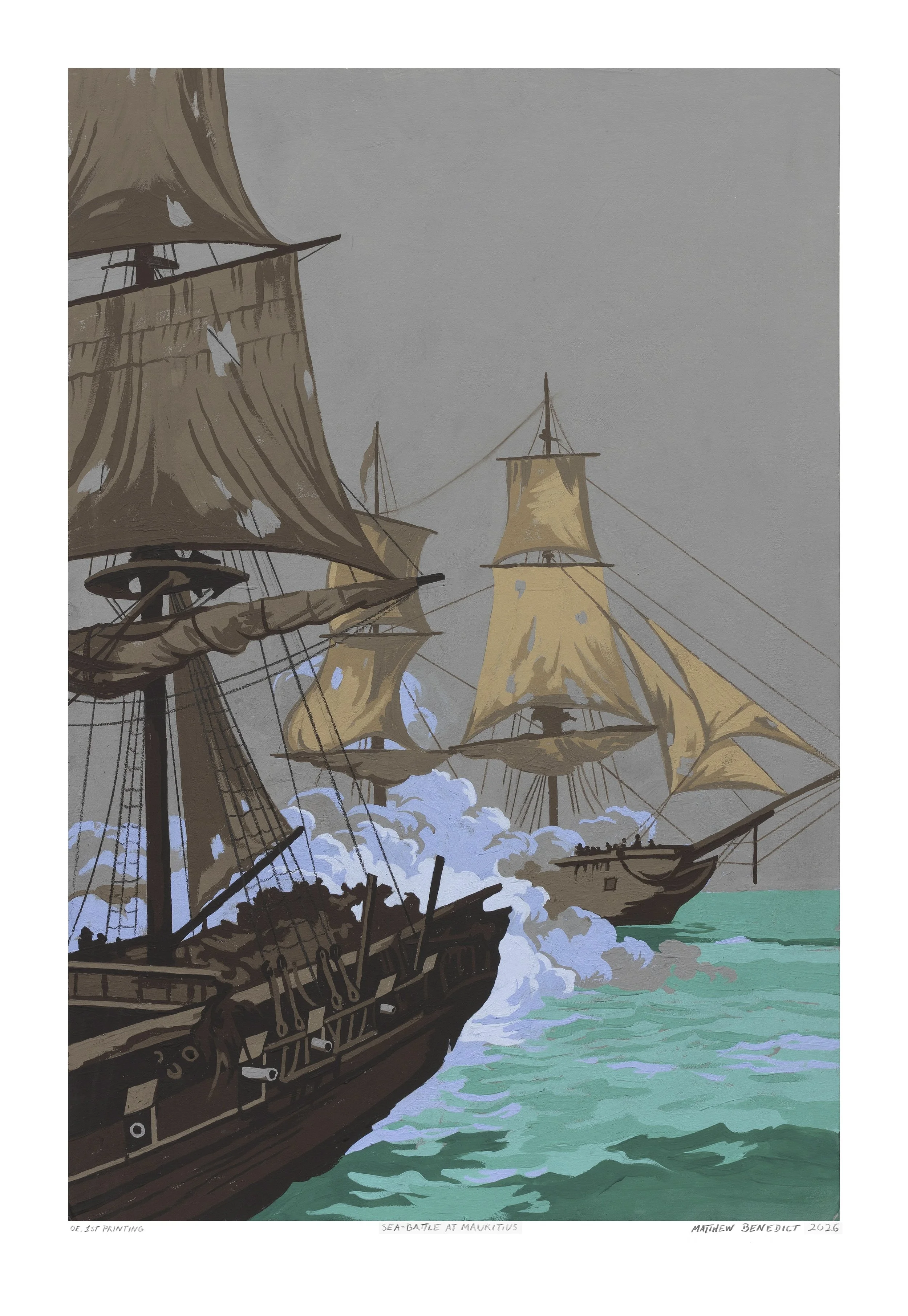 Sea-Battle at Mauritius