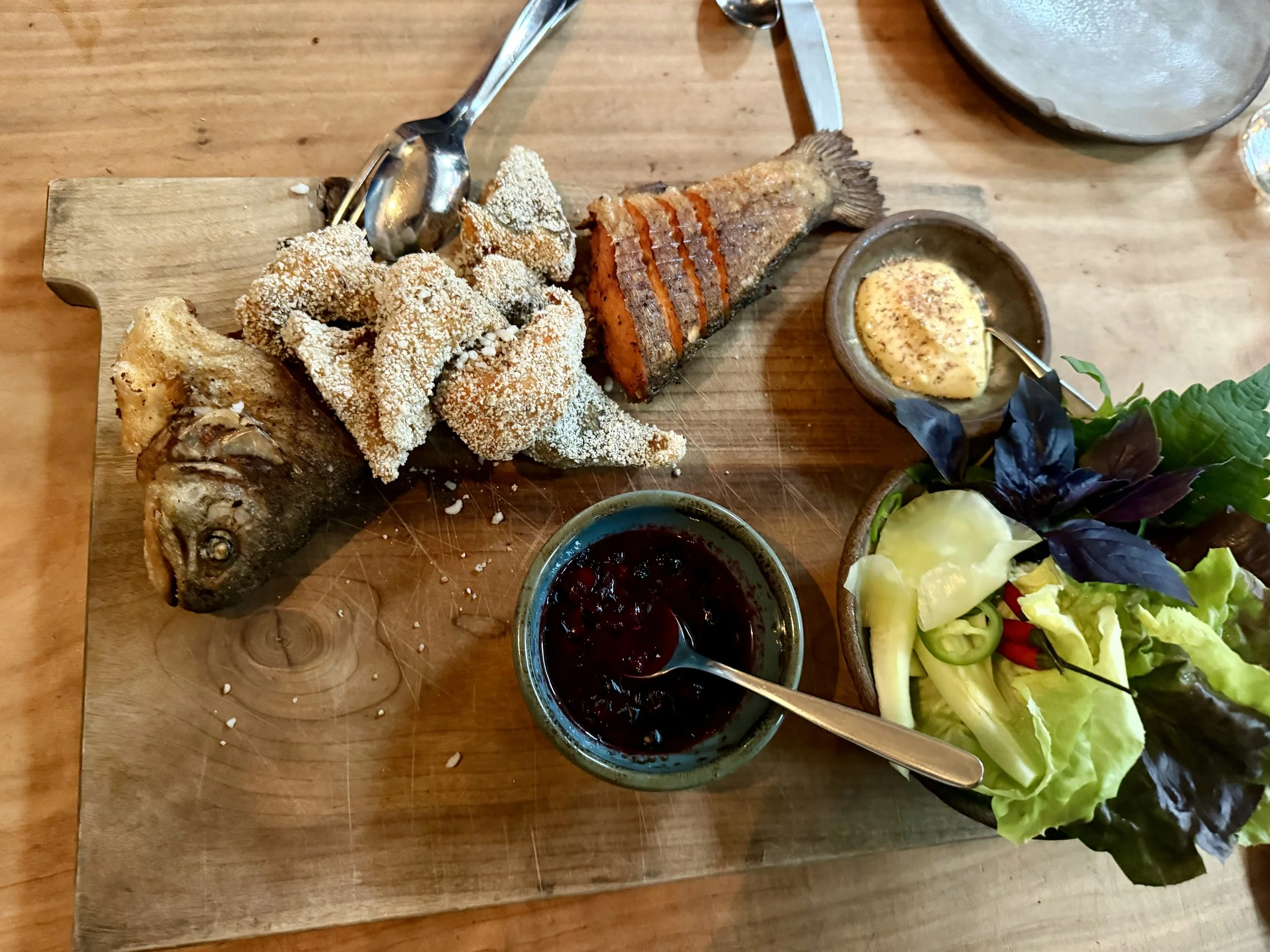 fried ‘whole’ mcfarland springs trout