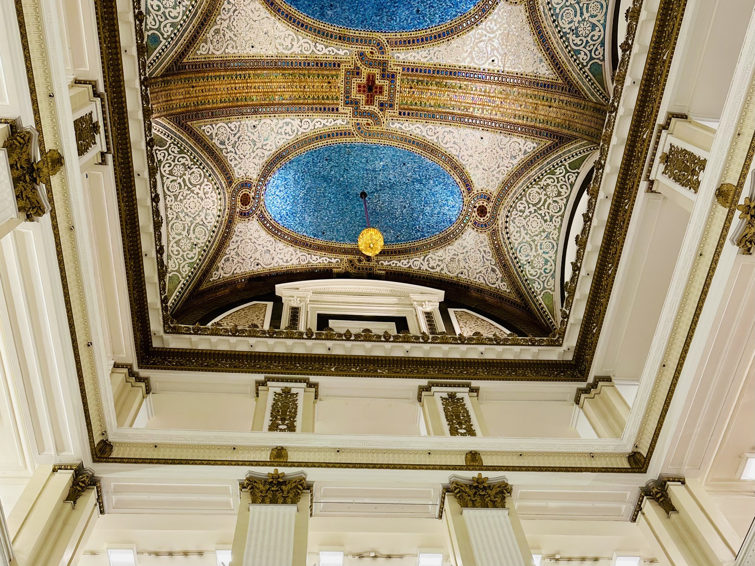 Tiffany ceiling in Macy's
