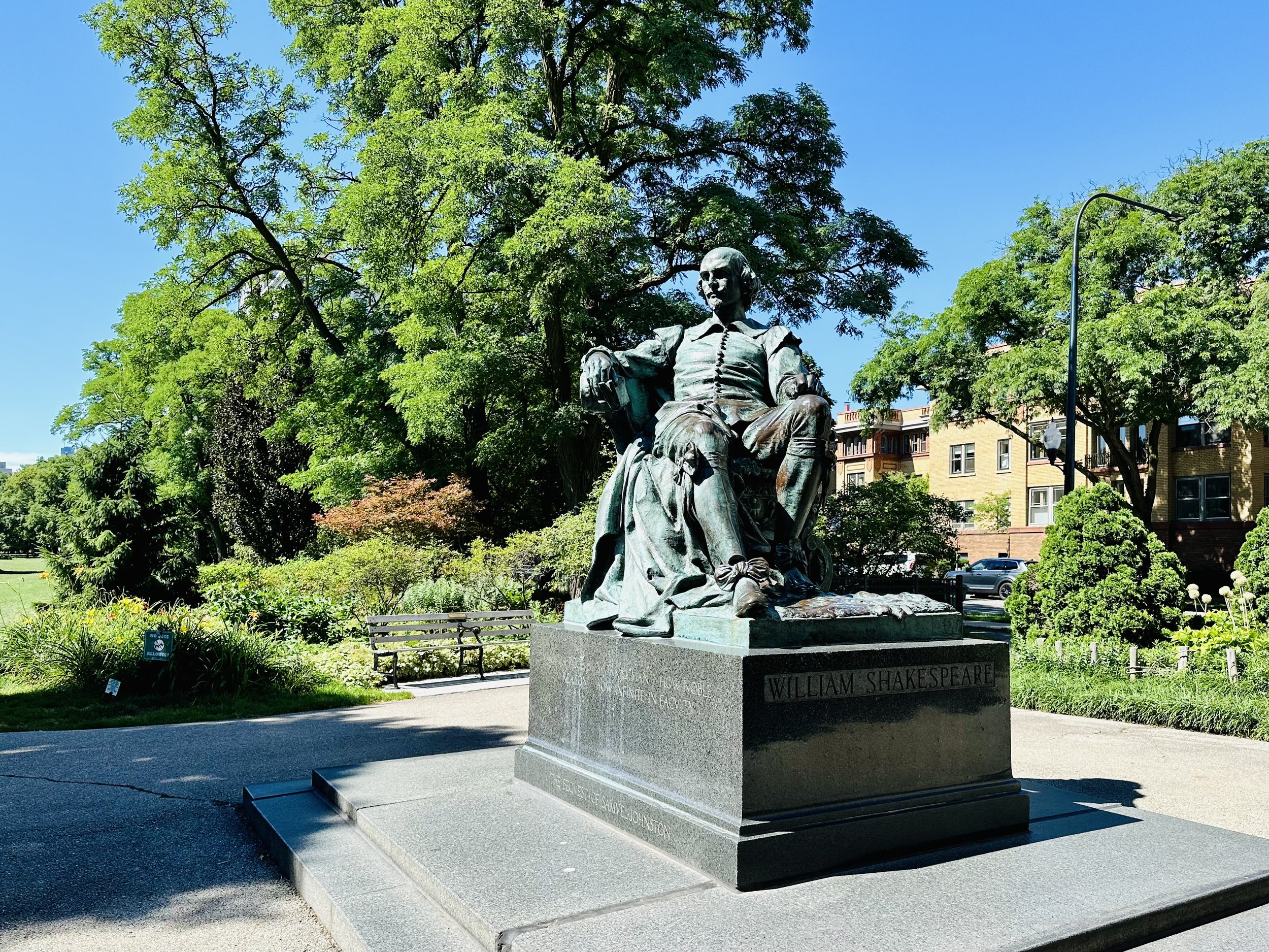 William Shakespeare Statue, Lincoln Park