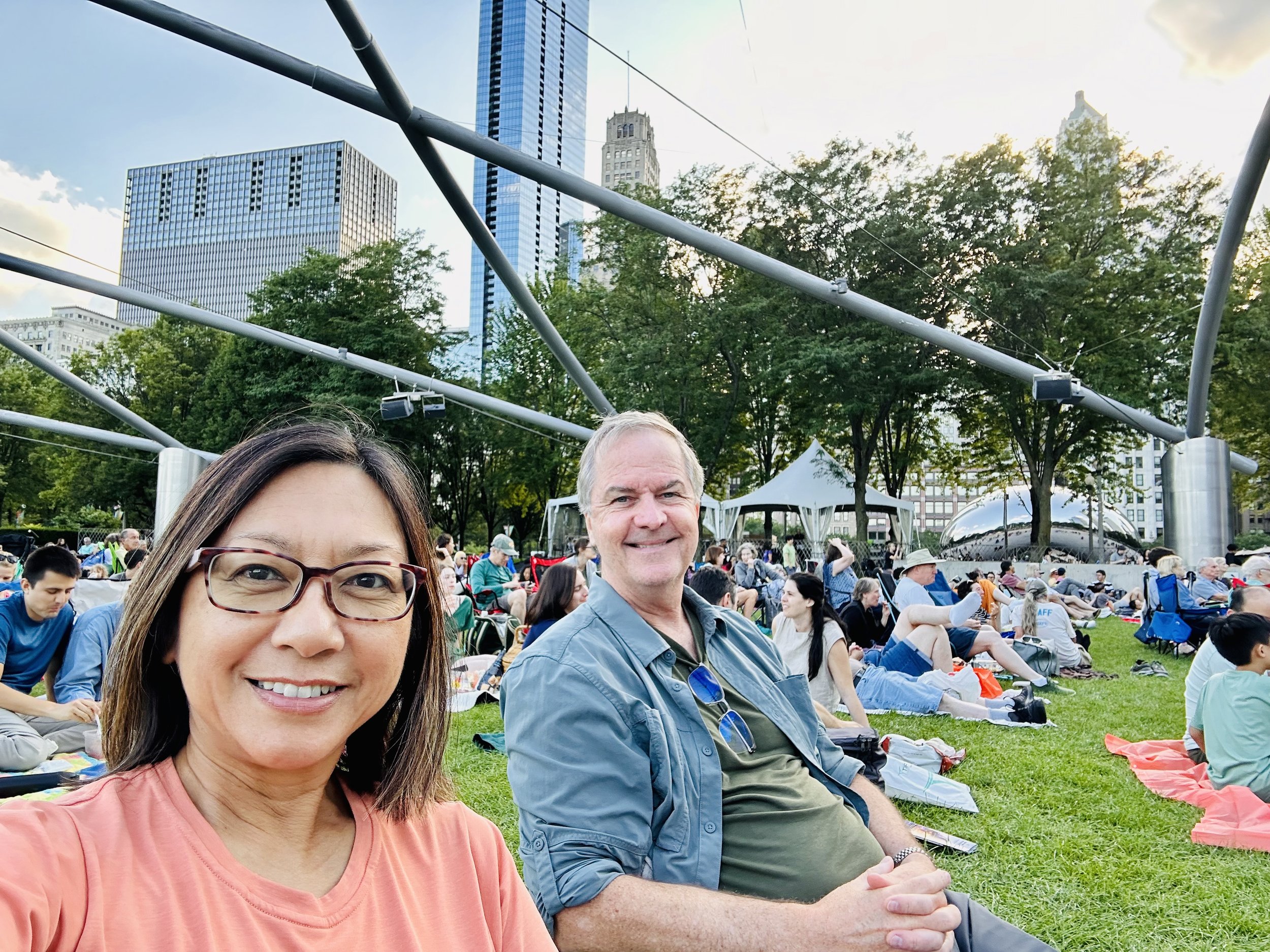 On the Great Lawn near The Bean