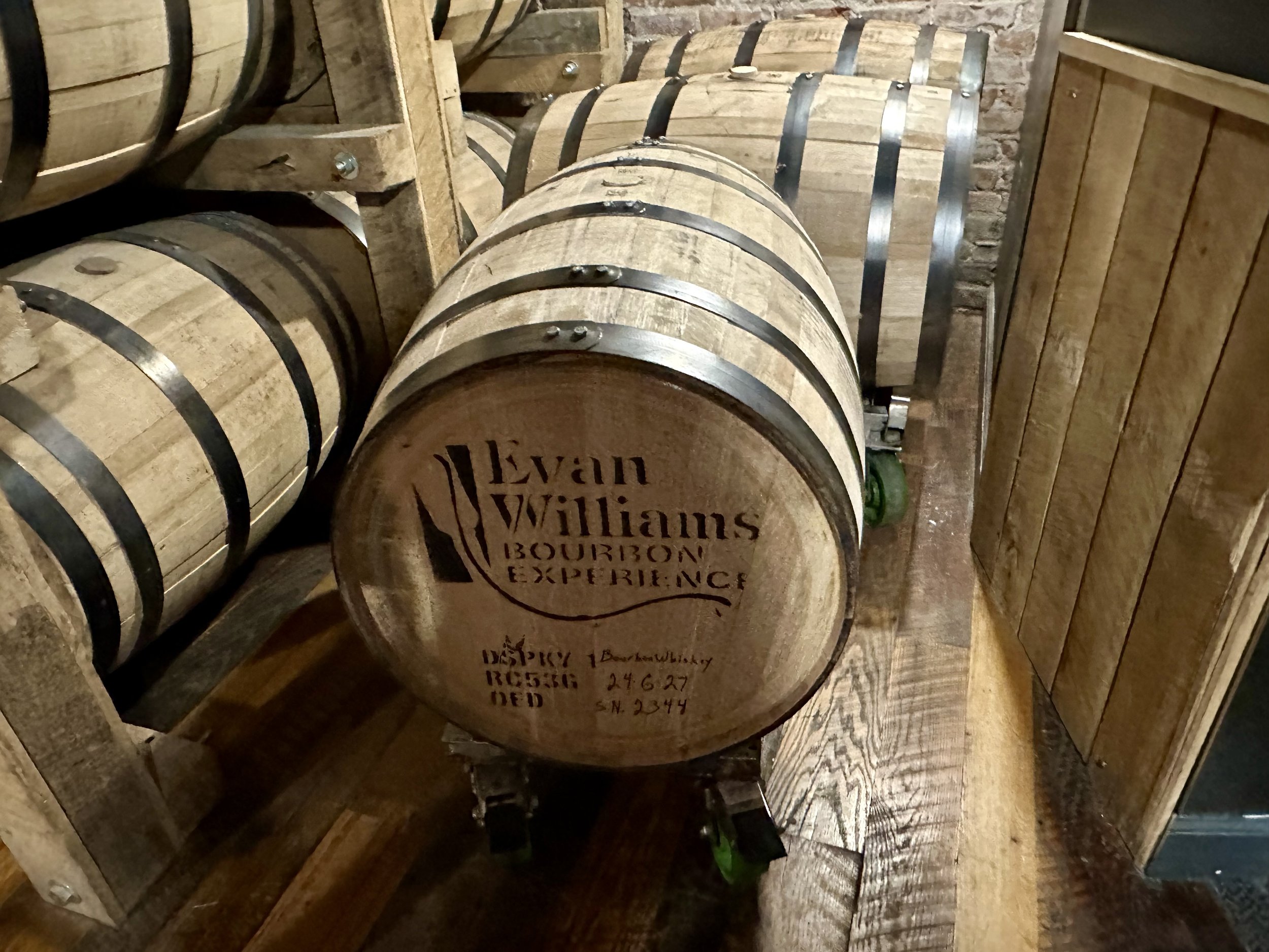 Aged in a white oak barrel