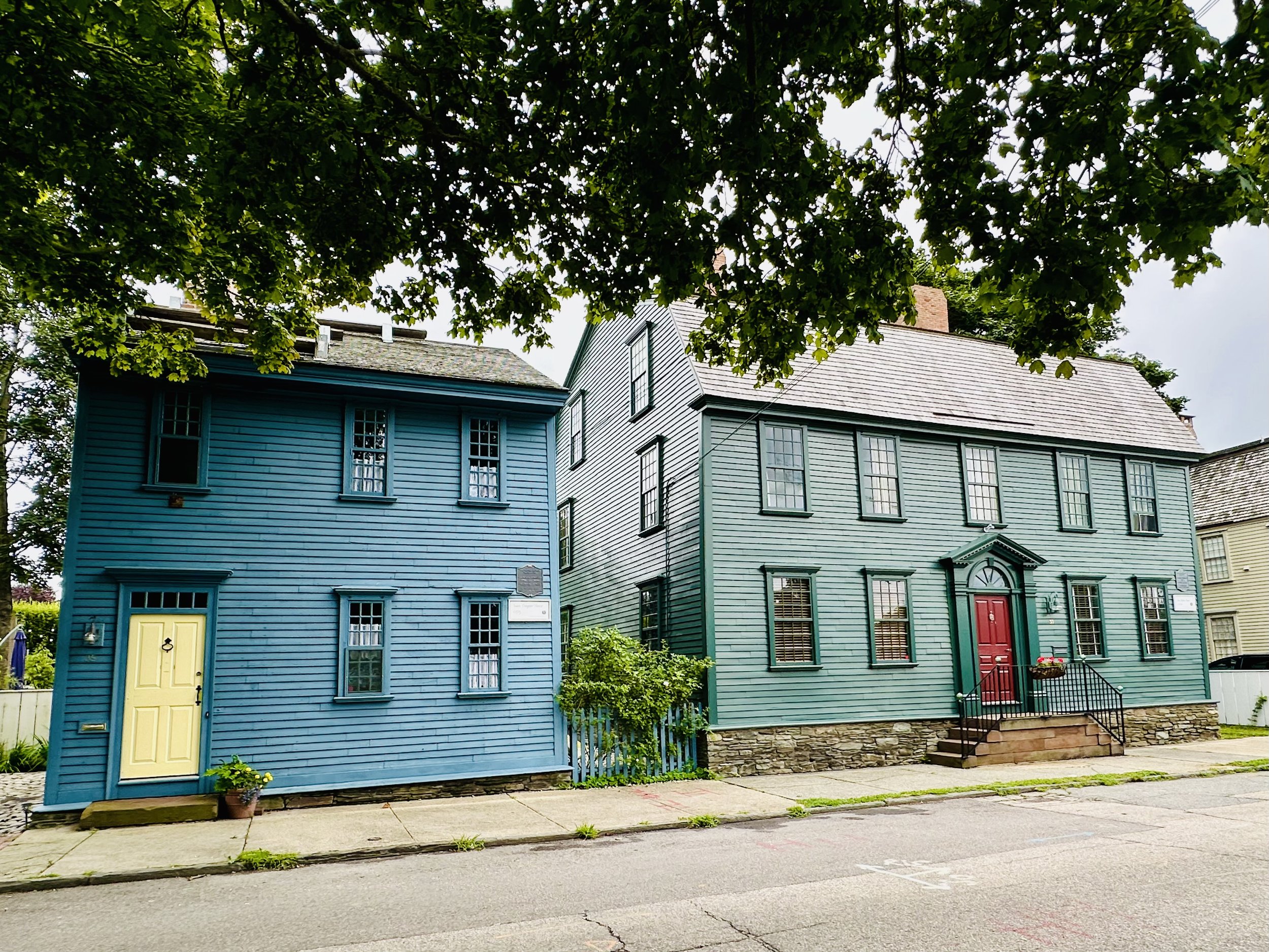 Historic houses on Washington Street