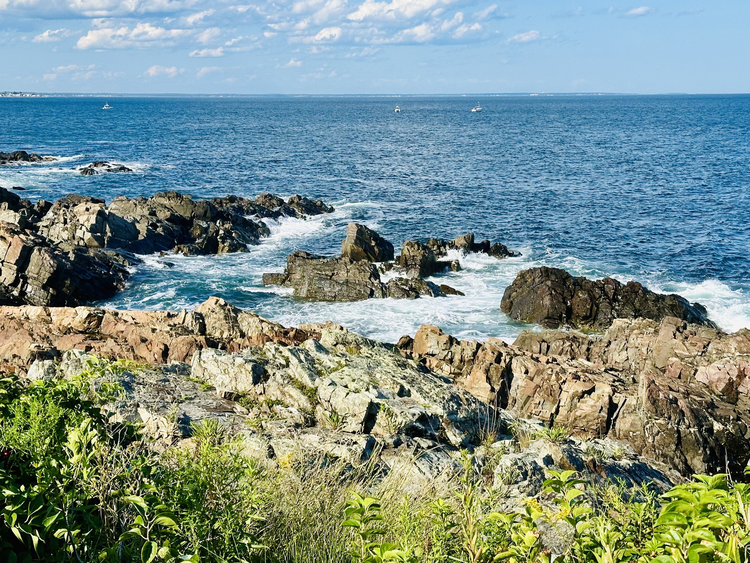 Small rocky cove