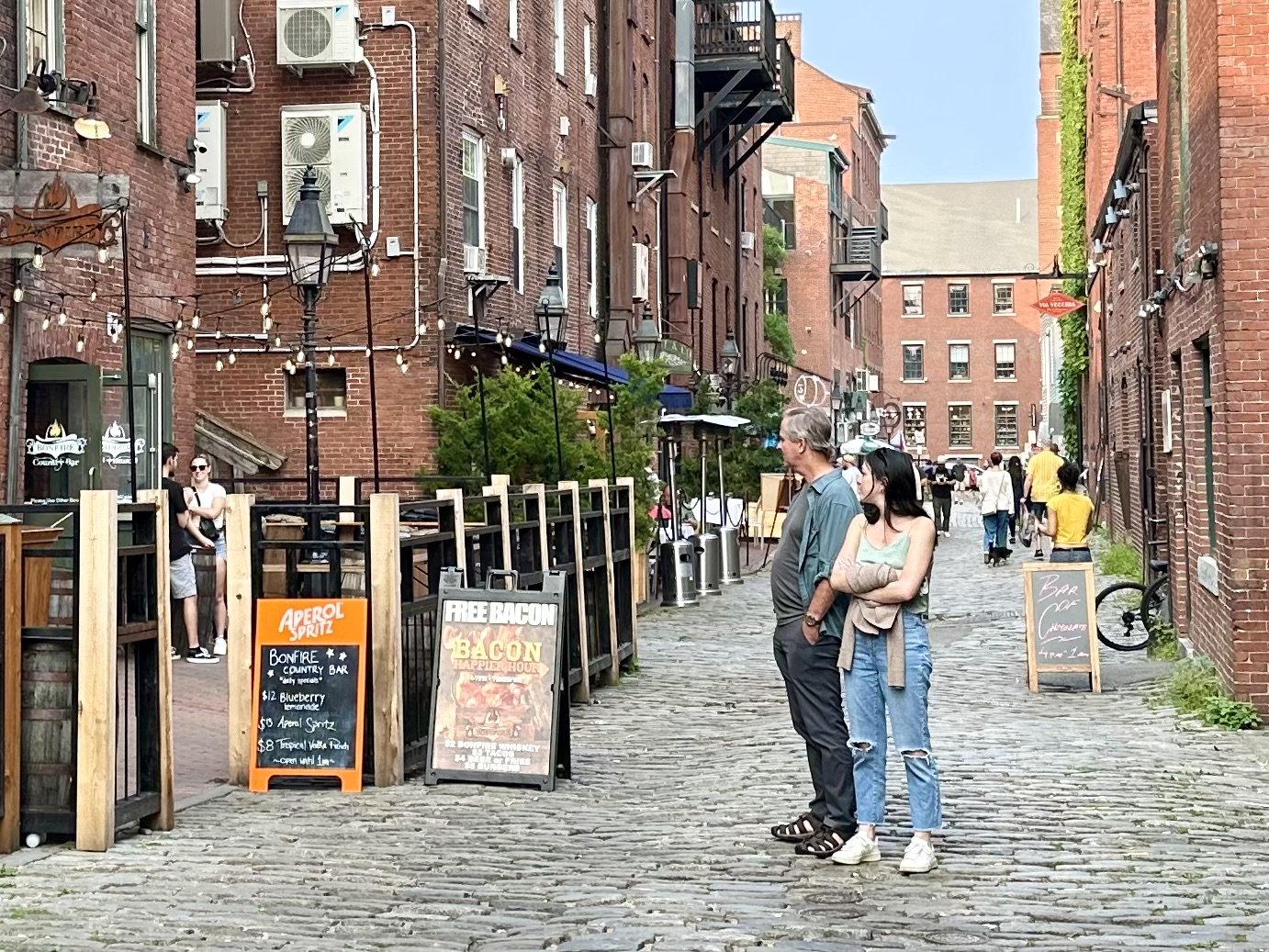 Wharf Street, without rain!