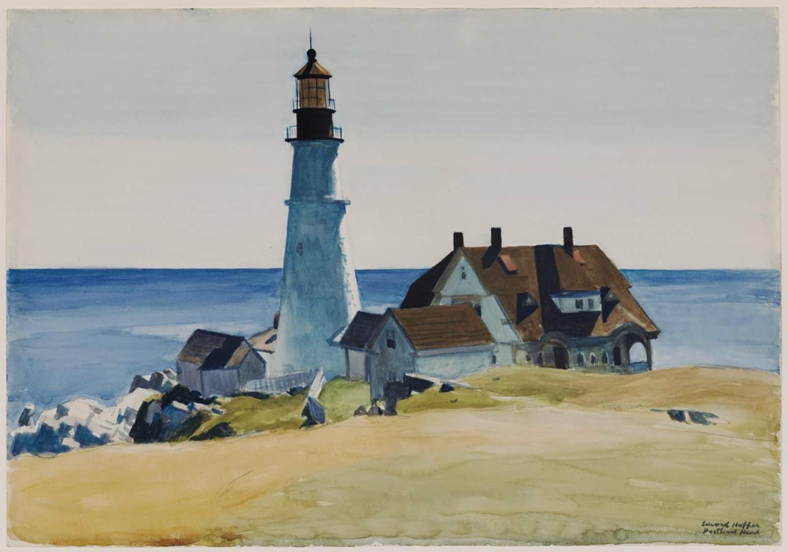 Portland Head Light - Edward Hopper's version