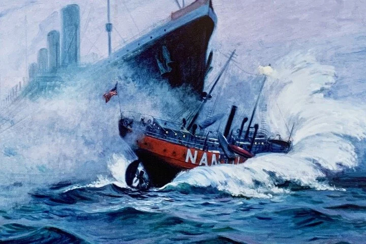 Lightship Nantucket Sunk by R. M. S. Olympic