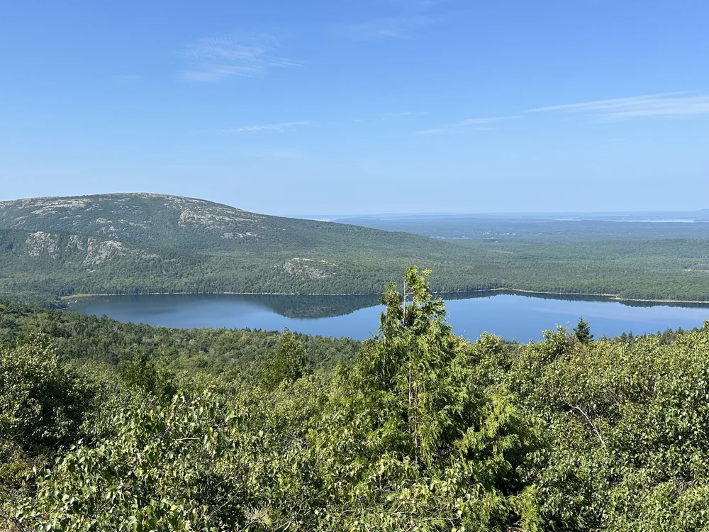 Eagle Lake, from the road on the way up