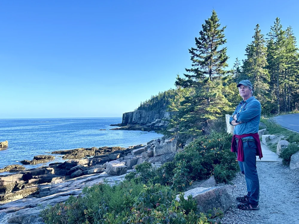 Approaching Otter Cliffs