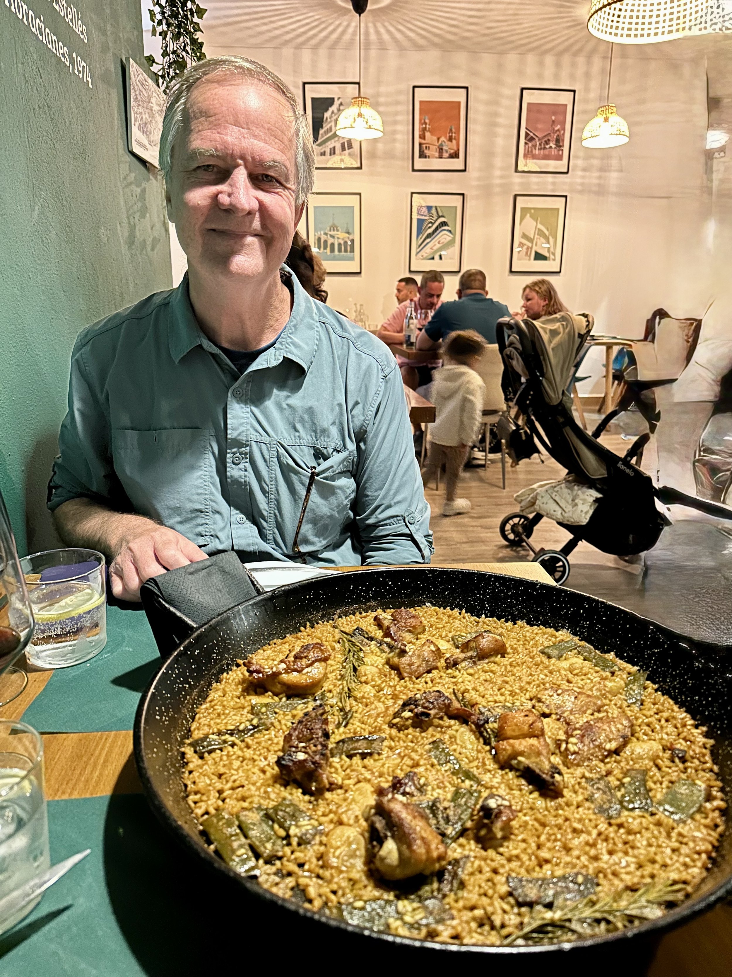 Paella valenciana at Restaurante Secret