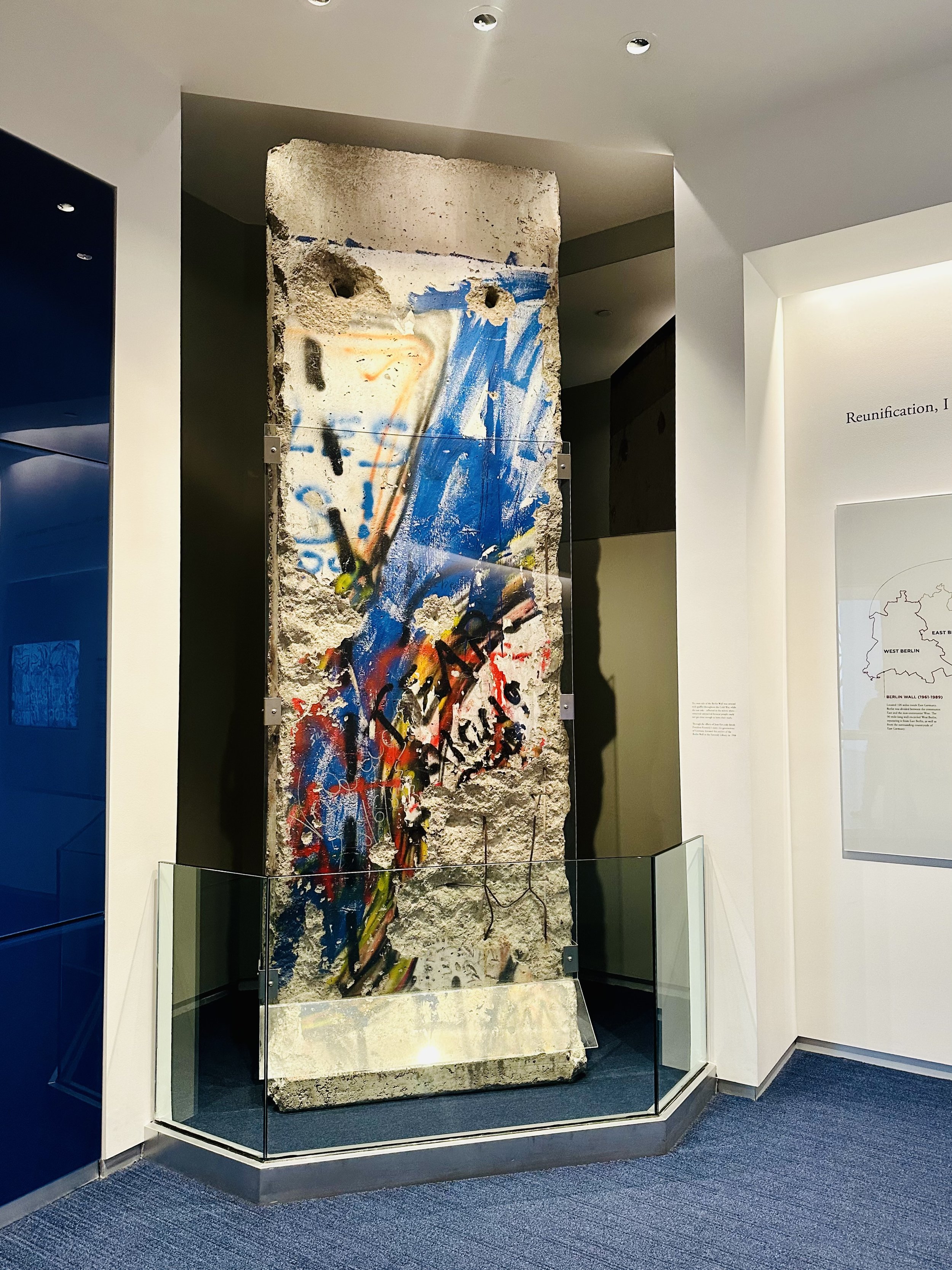 Section of the Berlin Wall, donated by the government of Germany