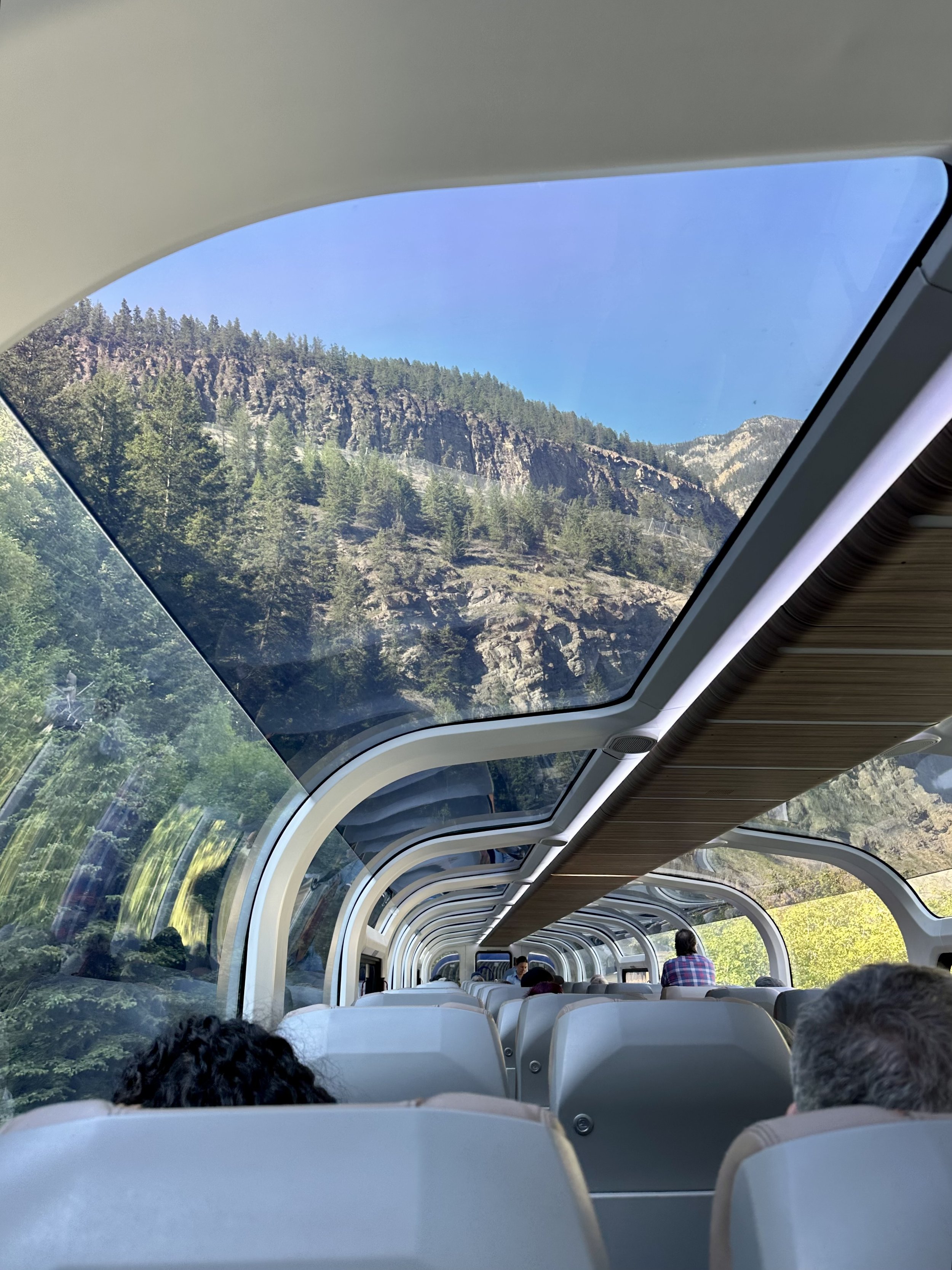 Glass dome - the view from my seat