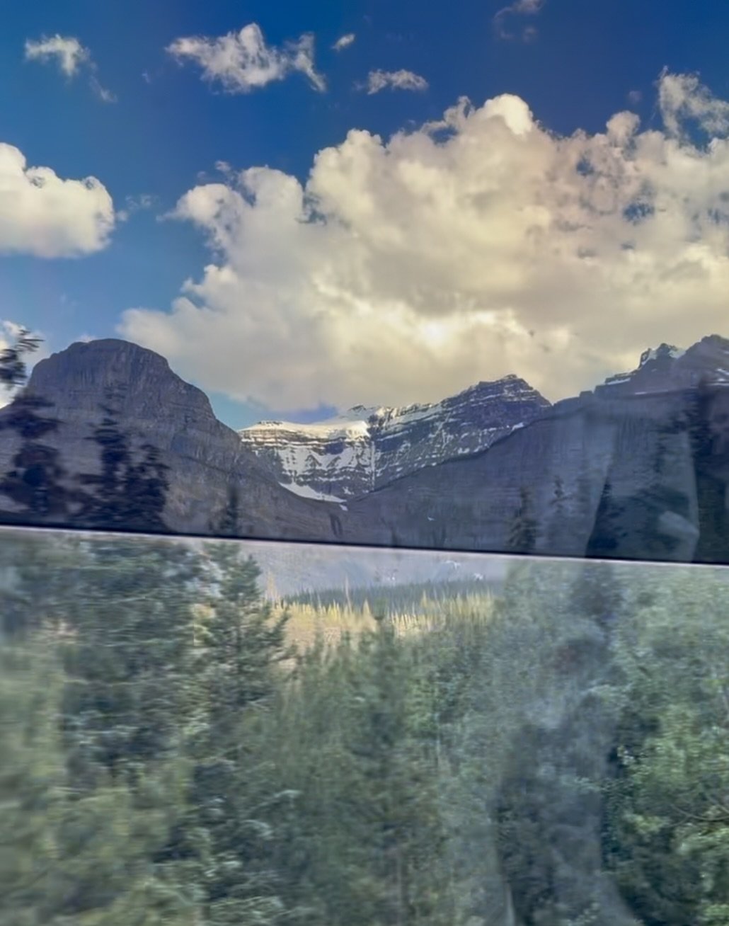 Banff National Park - the view from my seat