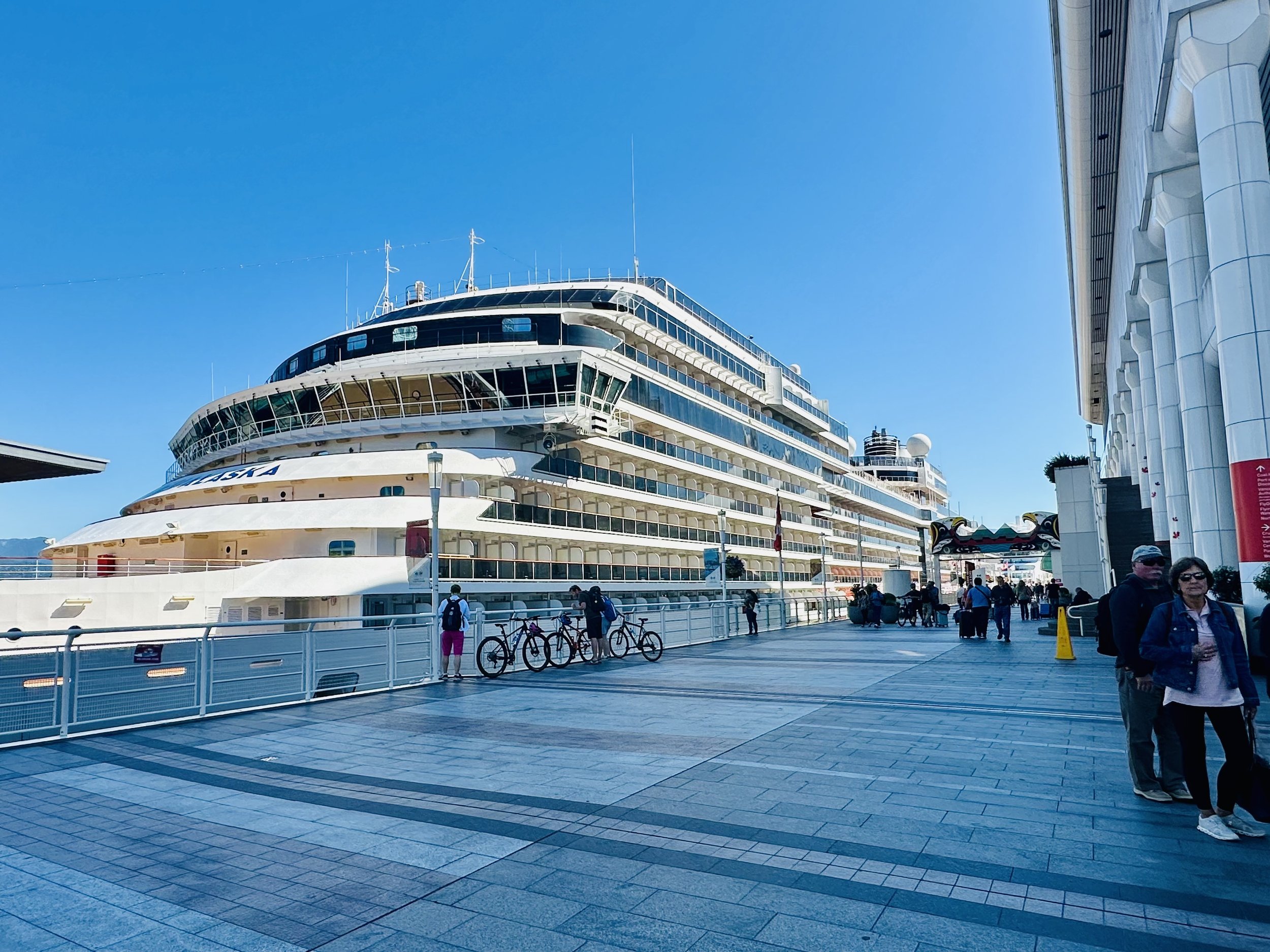 Cruise ship at Canada Place