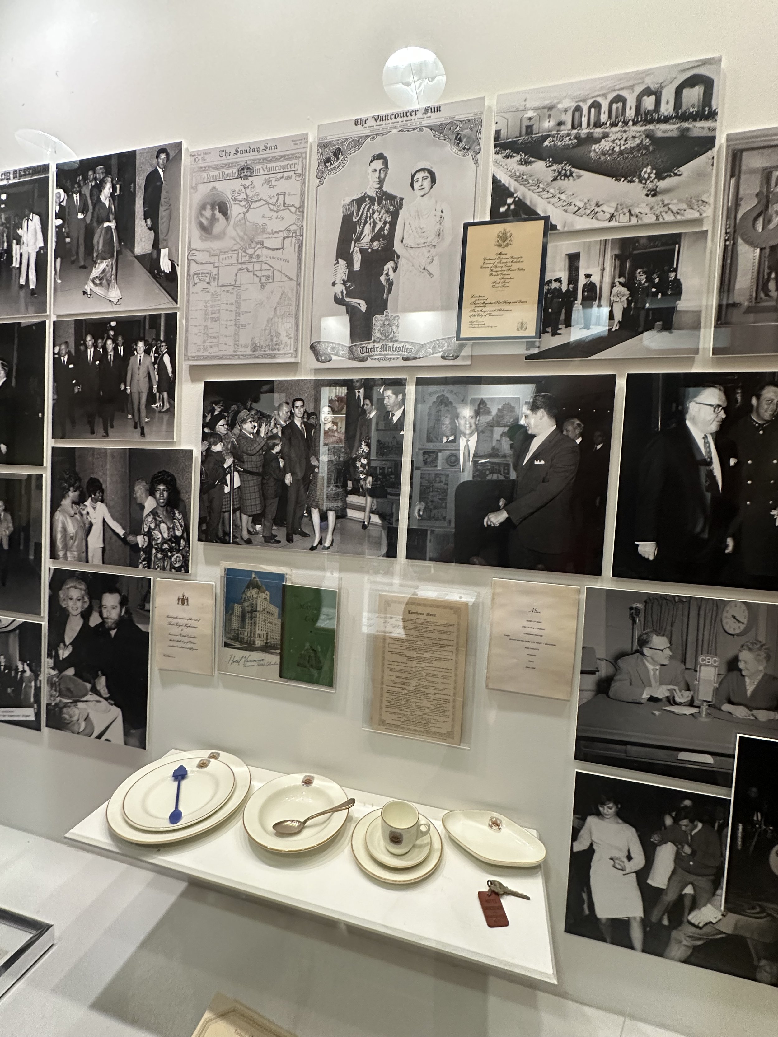 Fairmont Hotel memorabilia
