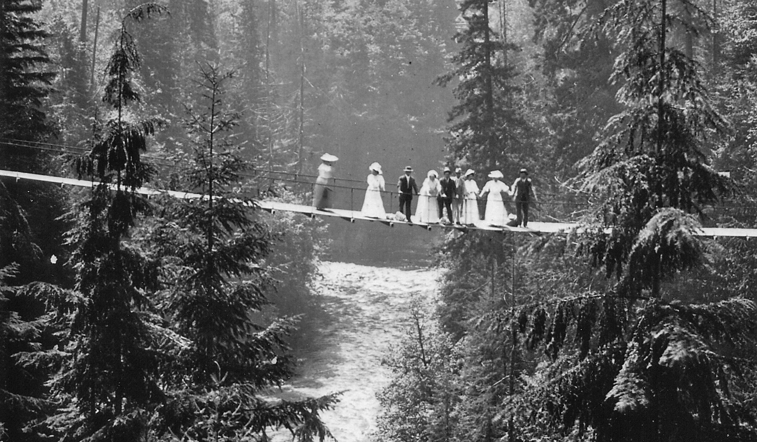 Capilano Bridge, 1909