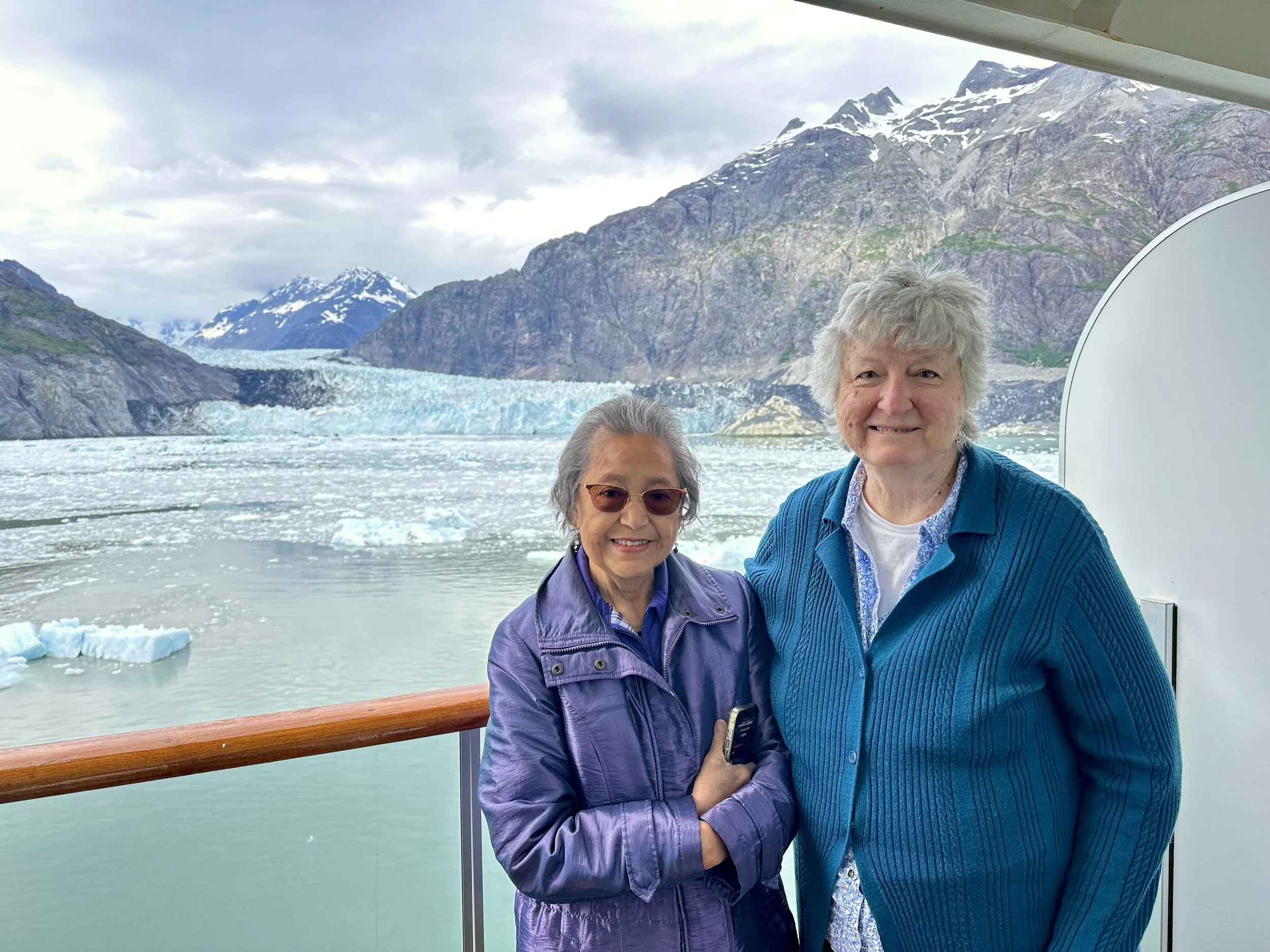 Margerie Glacier, from our balcony