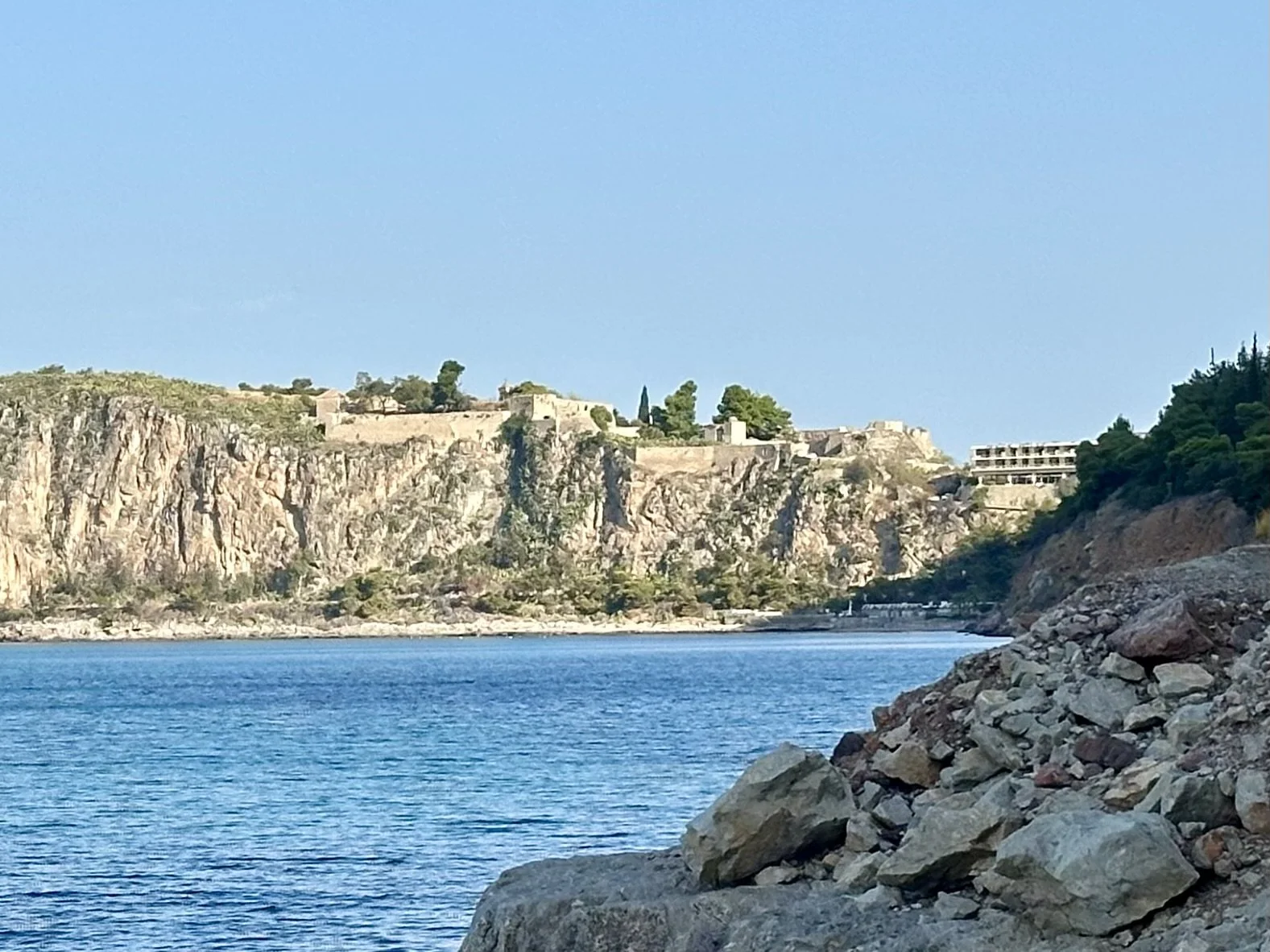 From the promenade