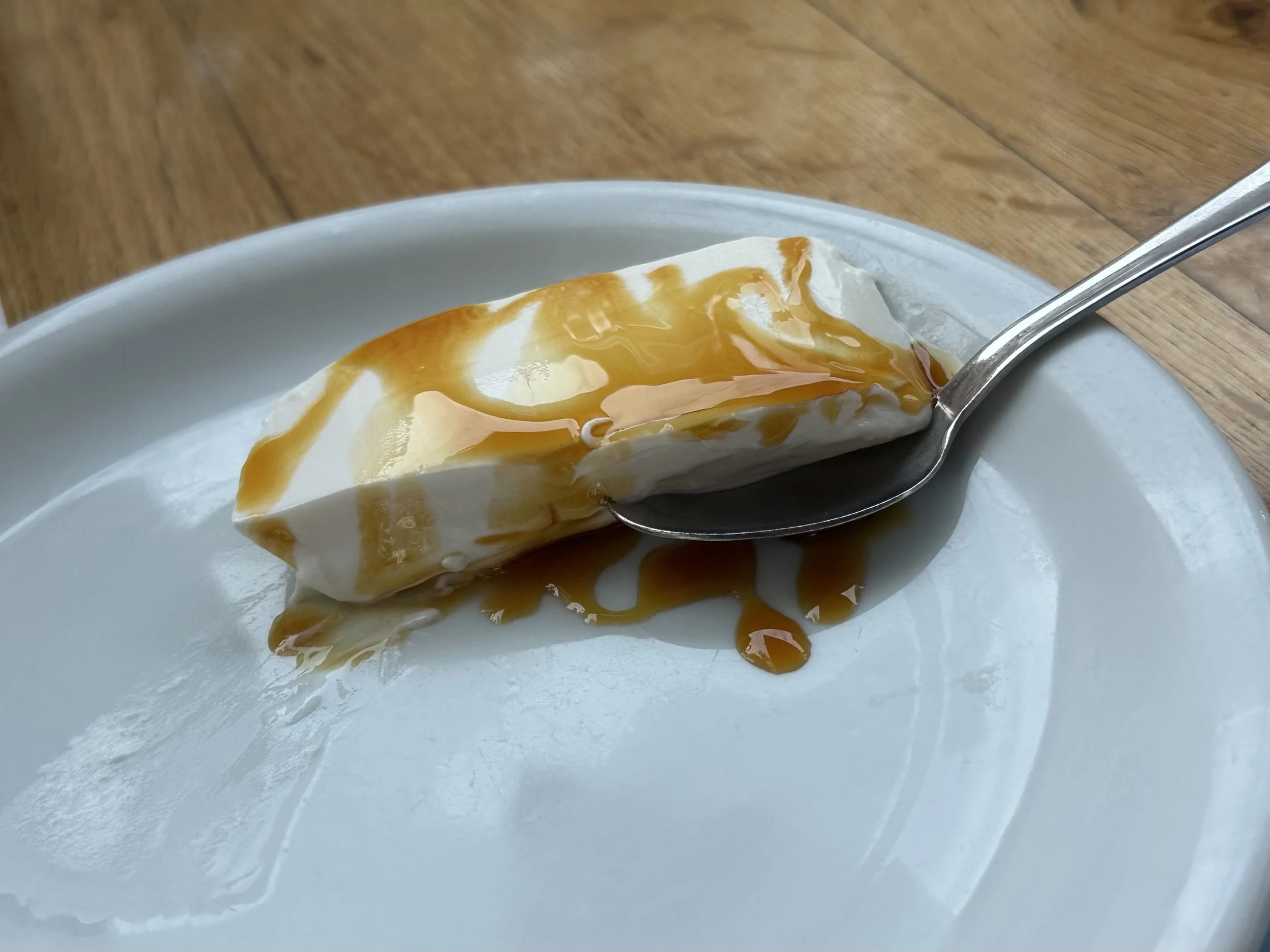 Panna cotta with honey