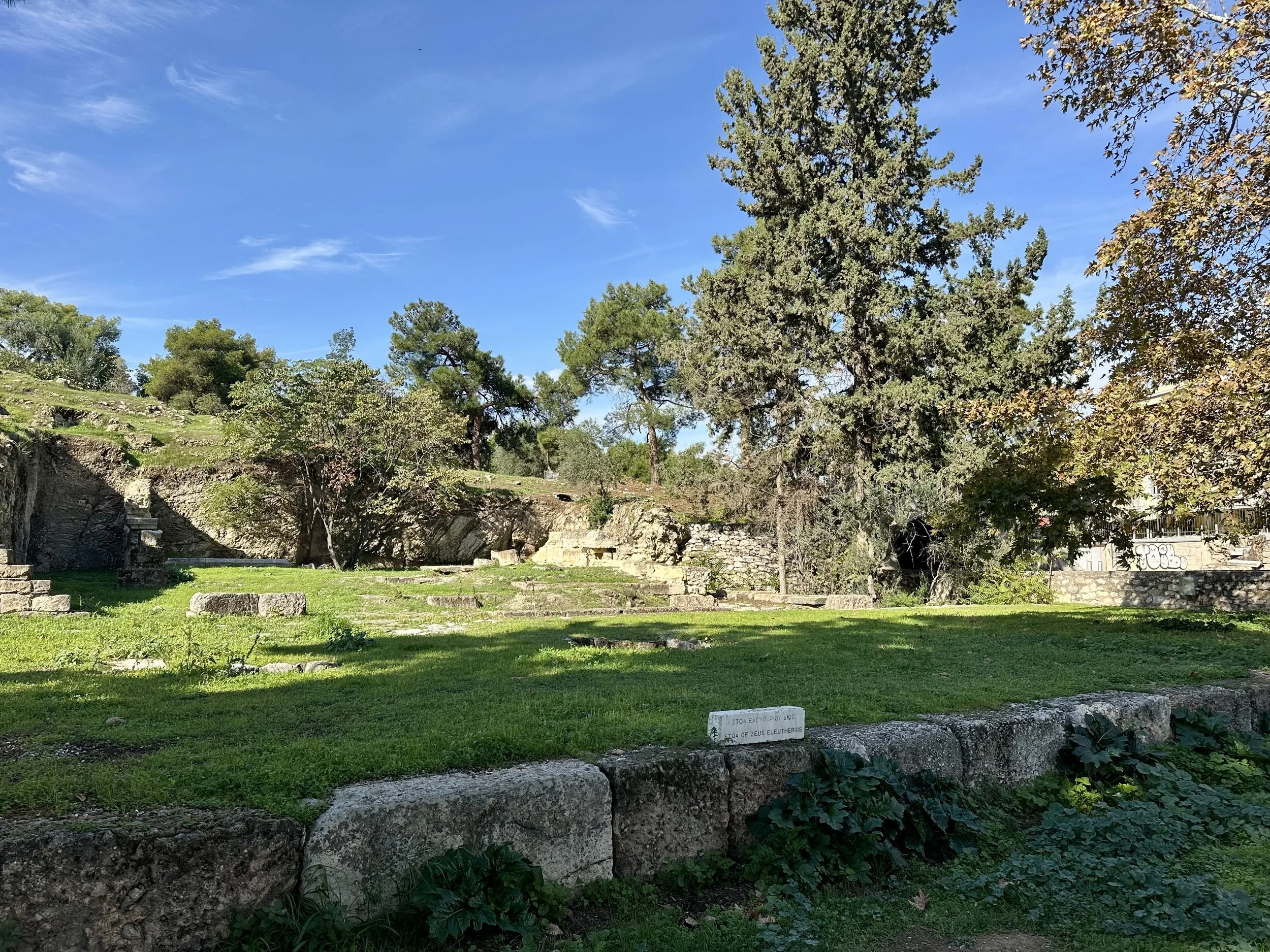 Stoa of Zeus the Liberator, where Socrates liked to hang out