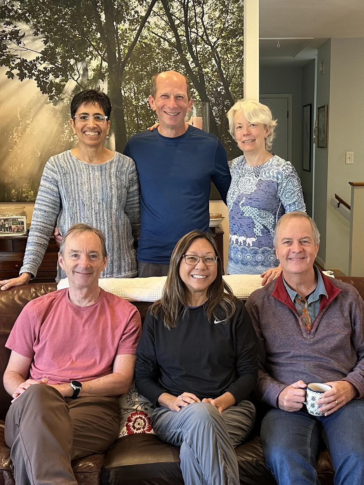  Back: Surekha, Shaun, Cheryl  Front: James, Maria, Steve 