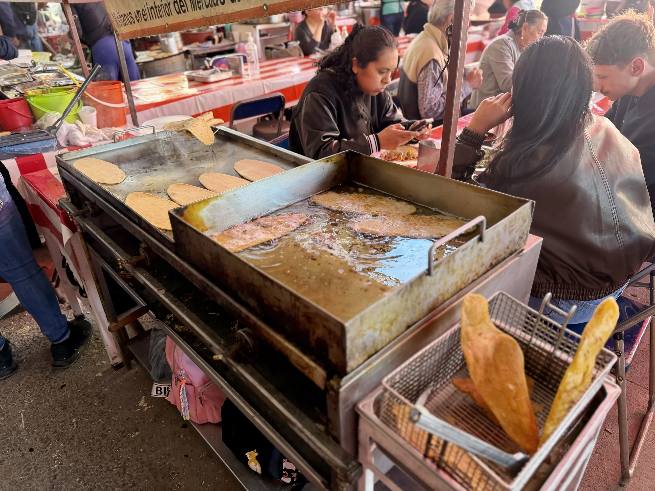 two ways of cooking huaraches