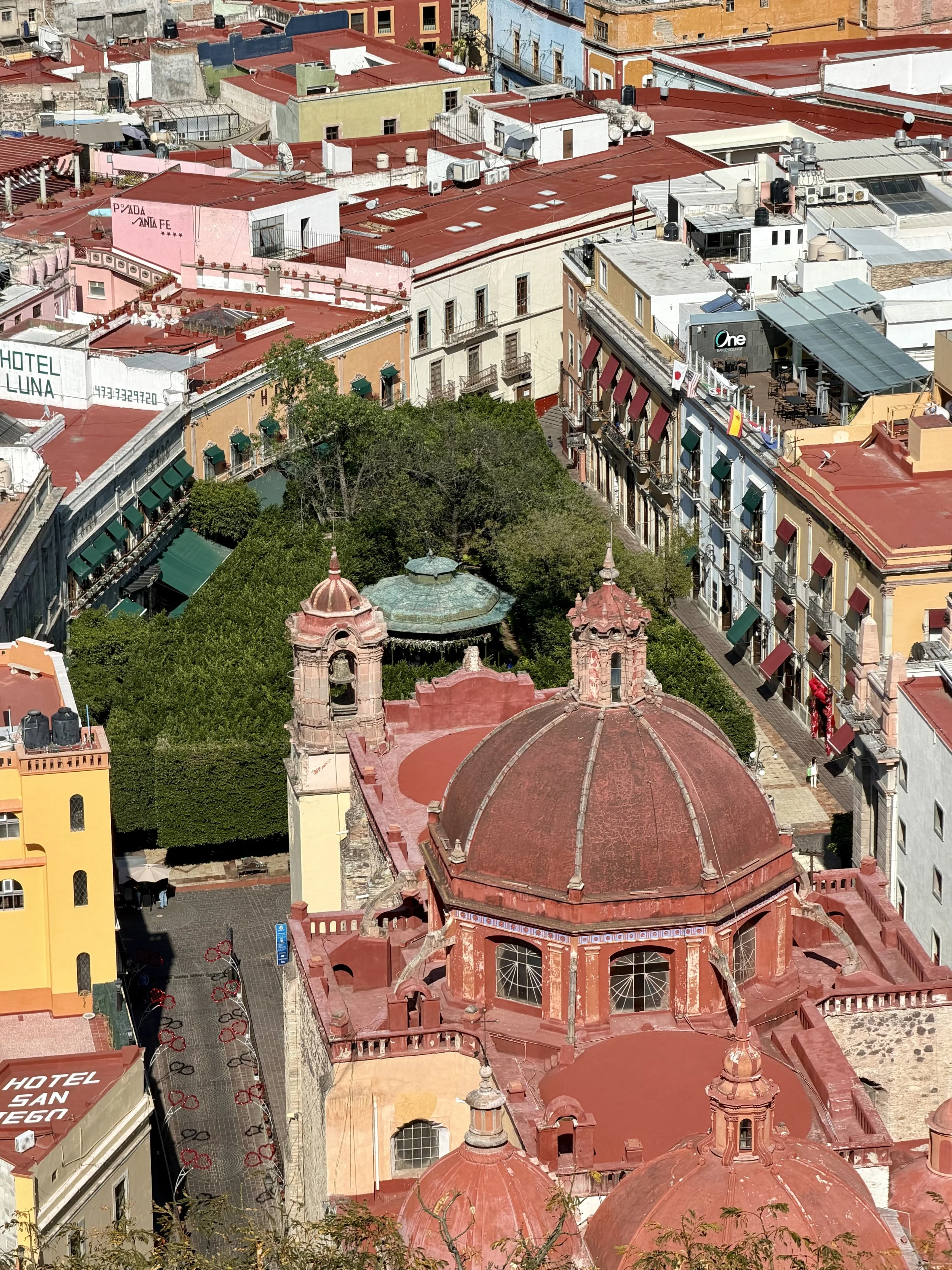 Plaza de la Unión and Templo de San Diego de Alcalá