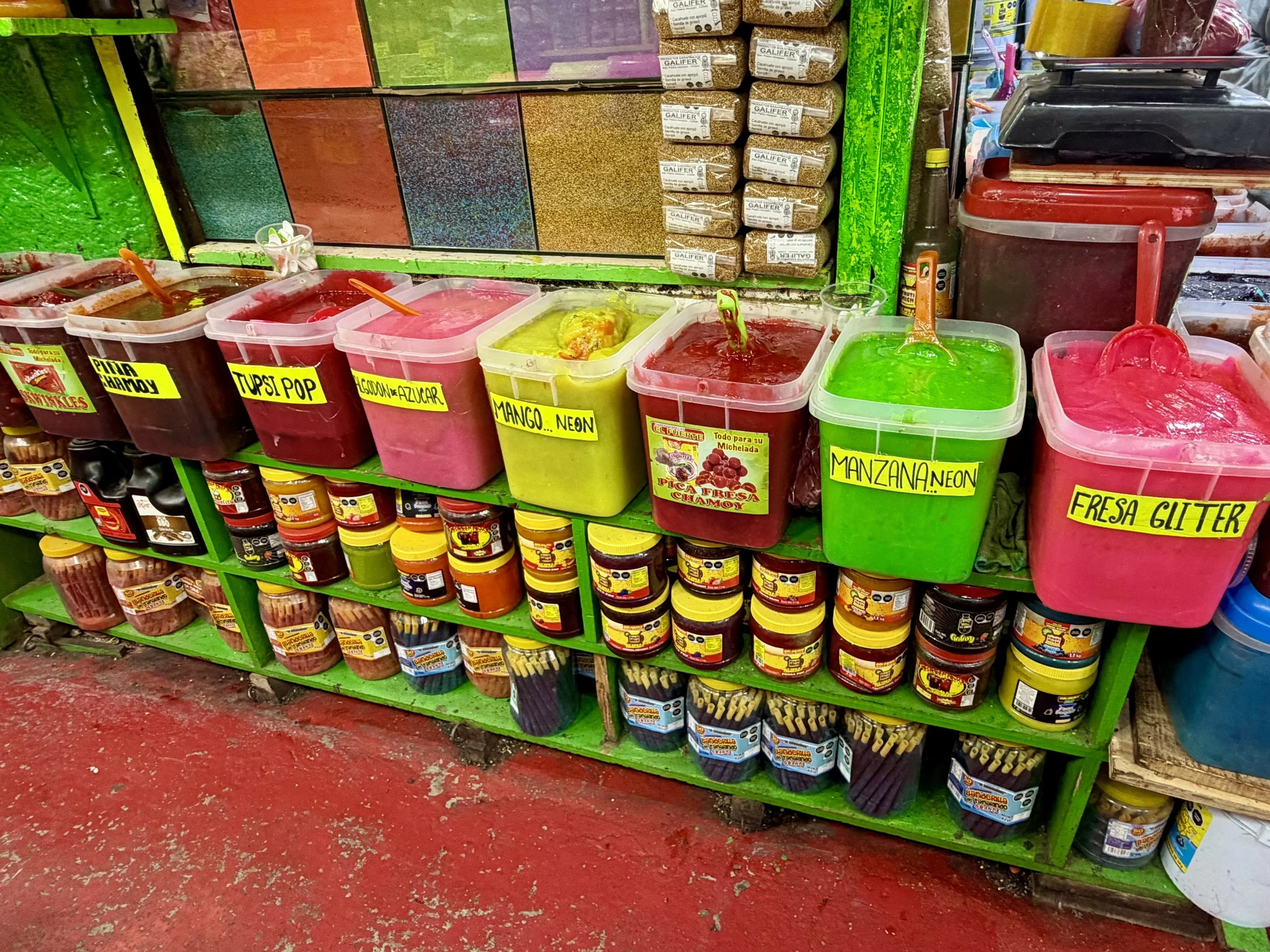 Chamoy comes in many fun flavors!