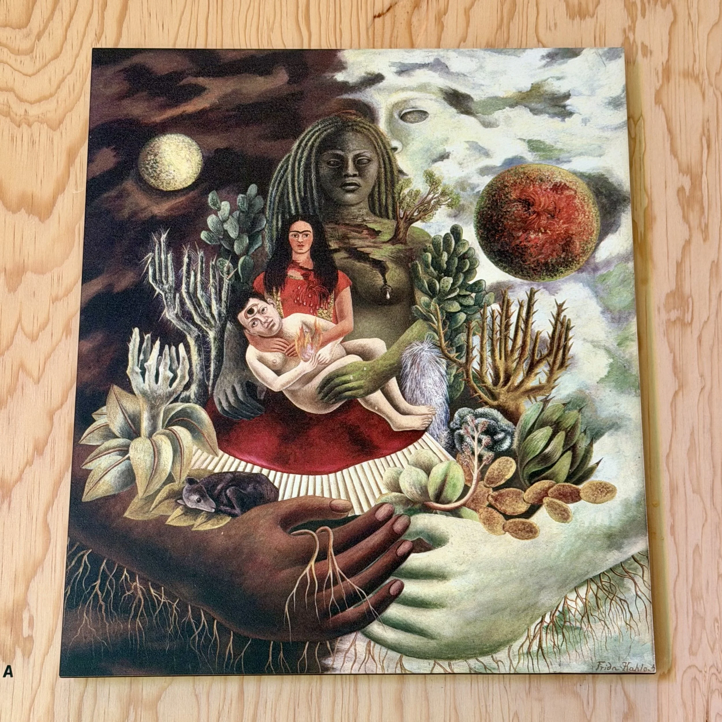 El abrazos de amor entre el Universo, la Tierra (México), yo, Diego y el señor Xólotl, ca. 1949