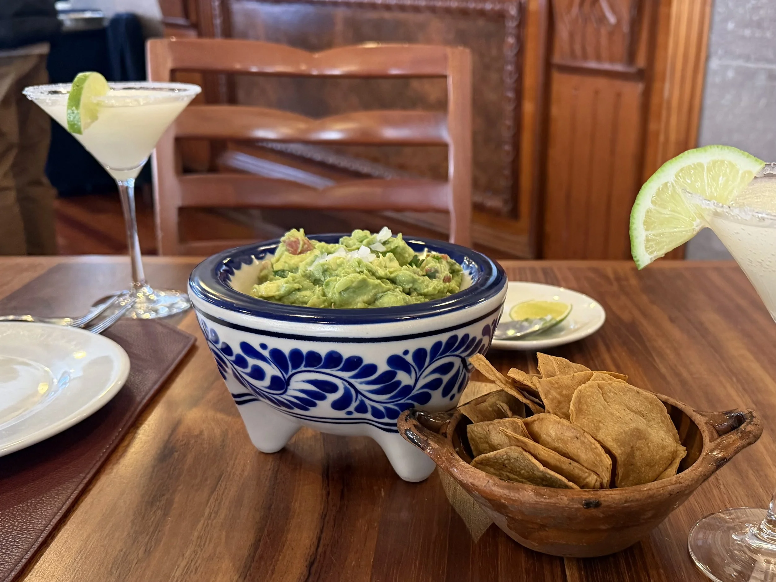 Margaritas and guacamole