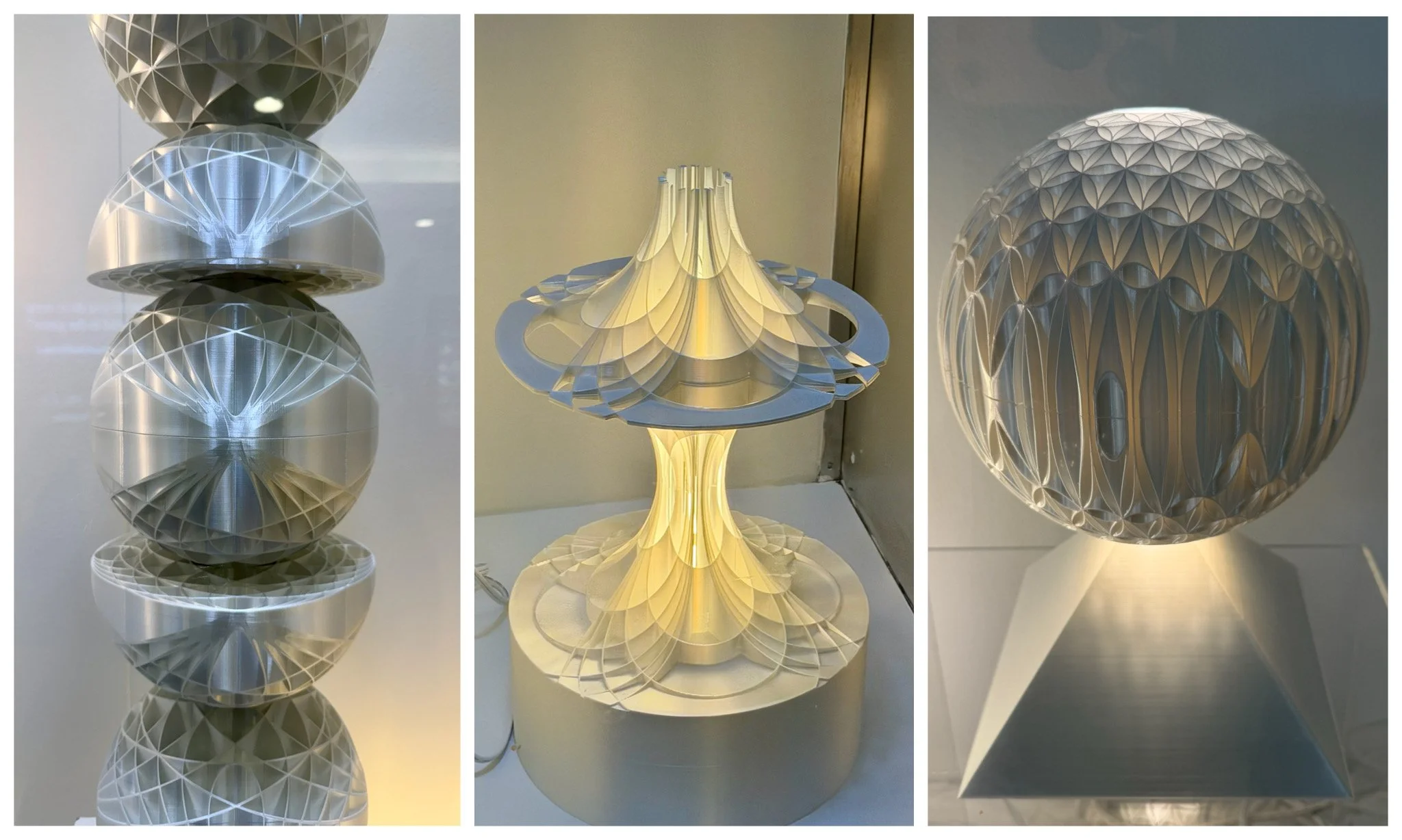 3D-printed sculptures