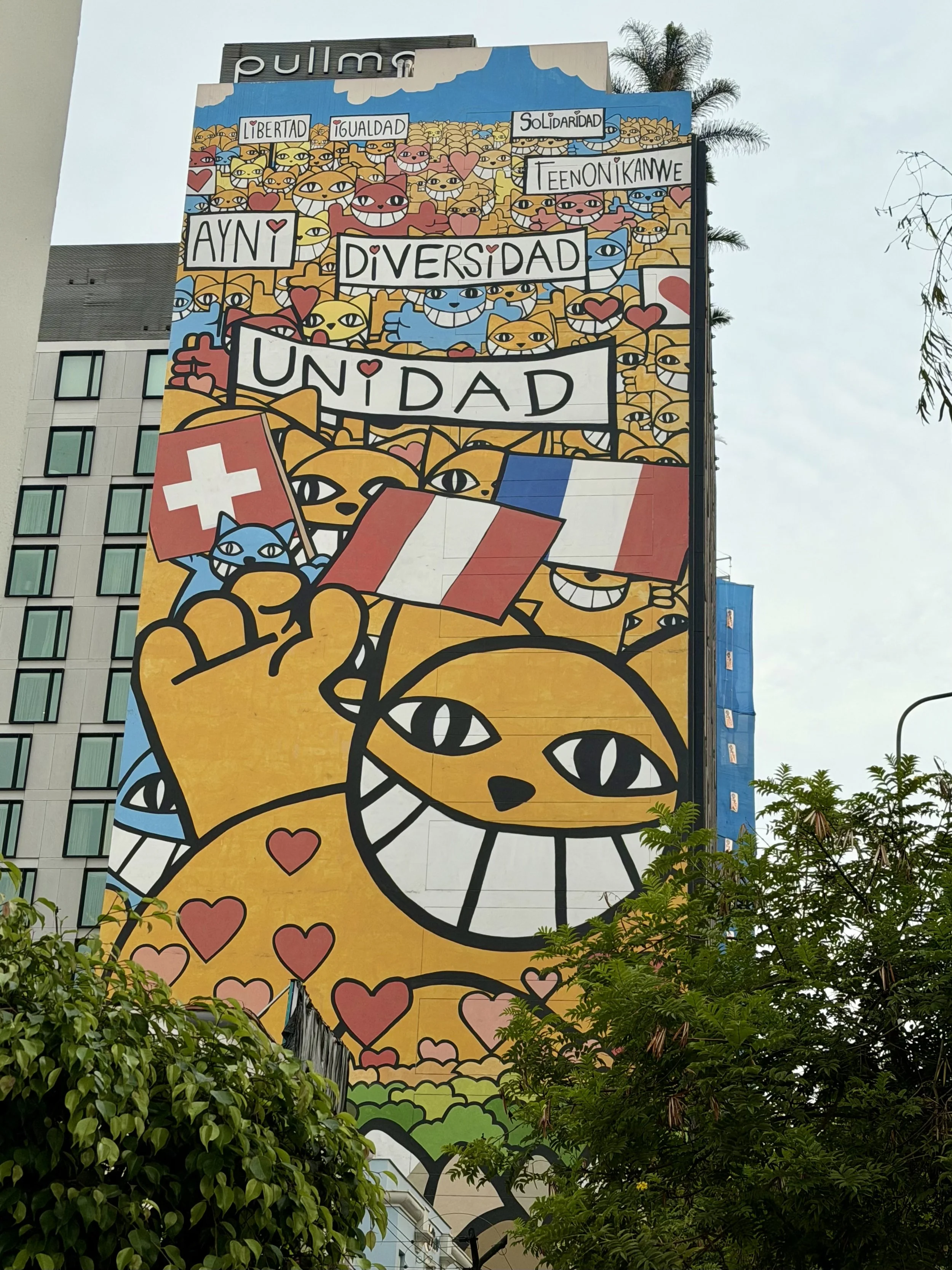 Mural on José Larco Avenue