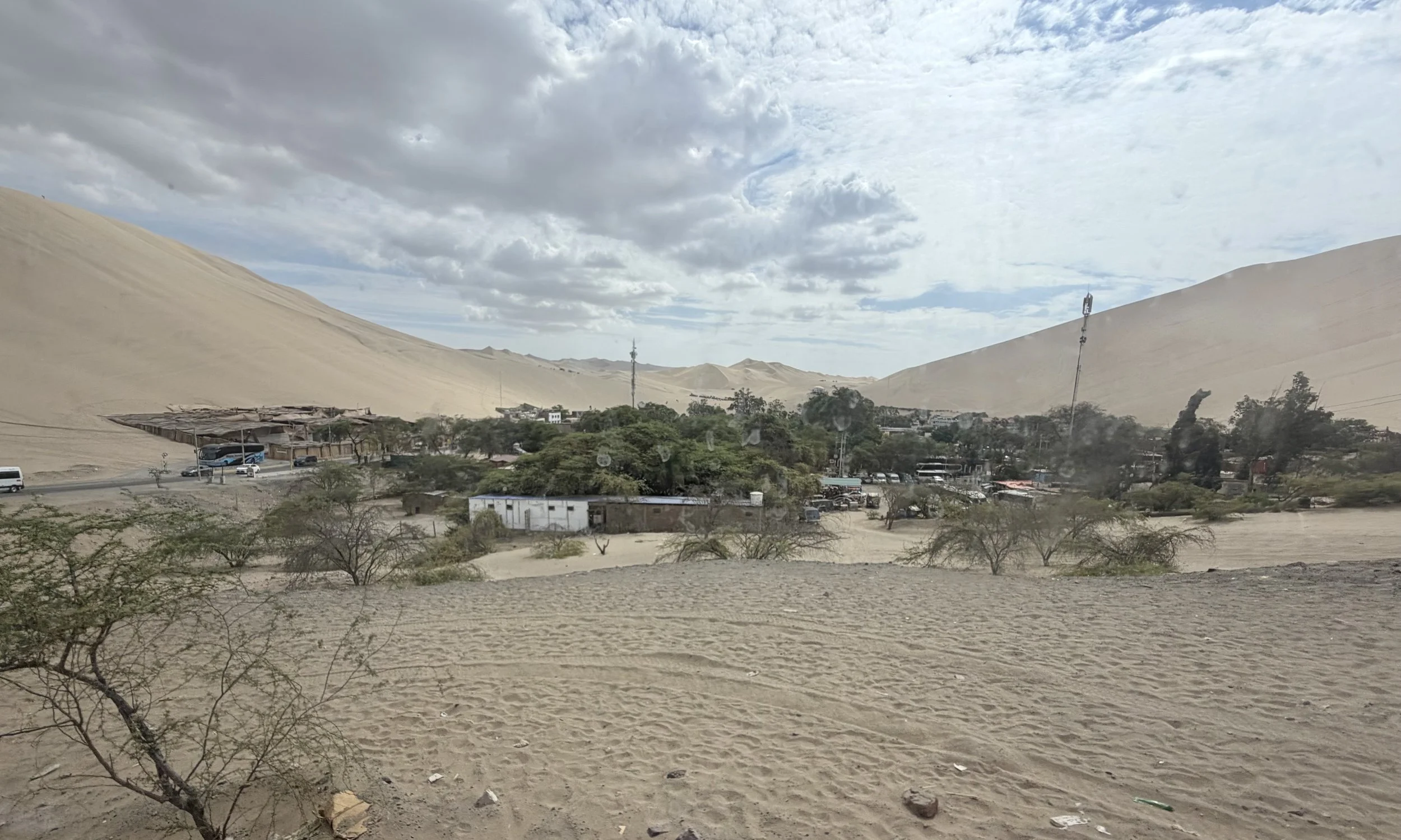 Approaching Huacachina