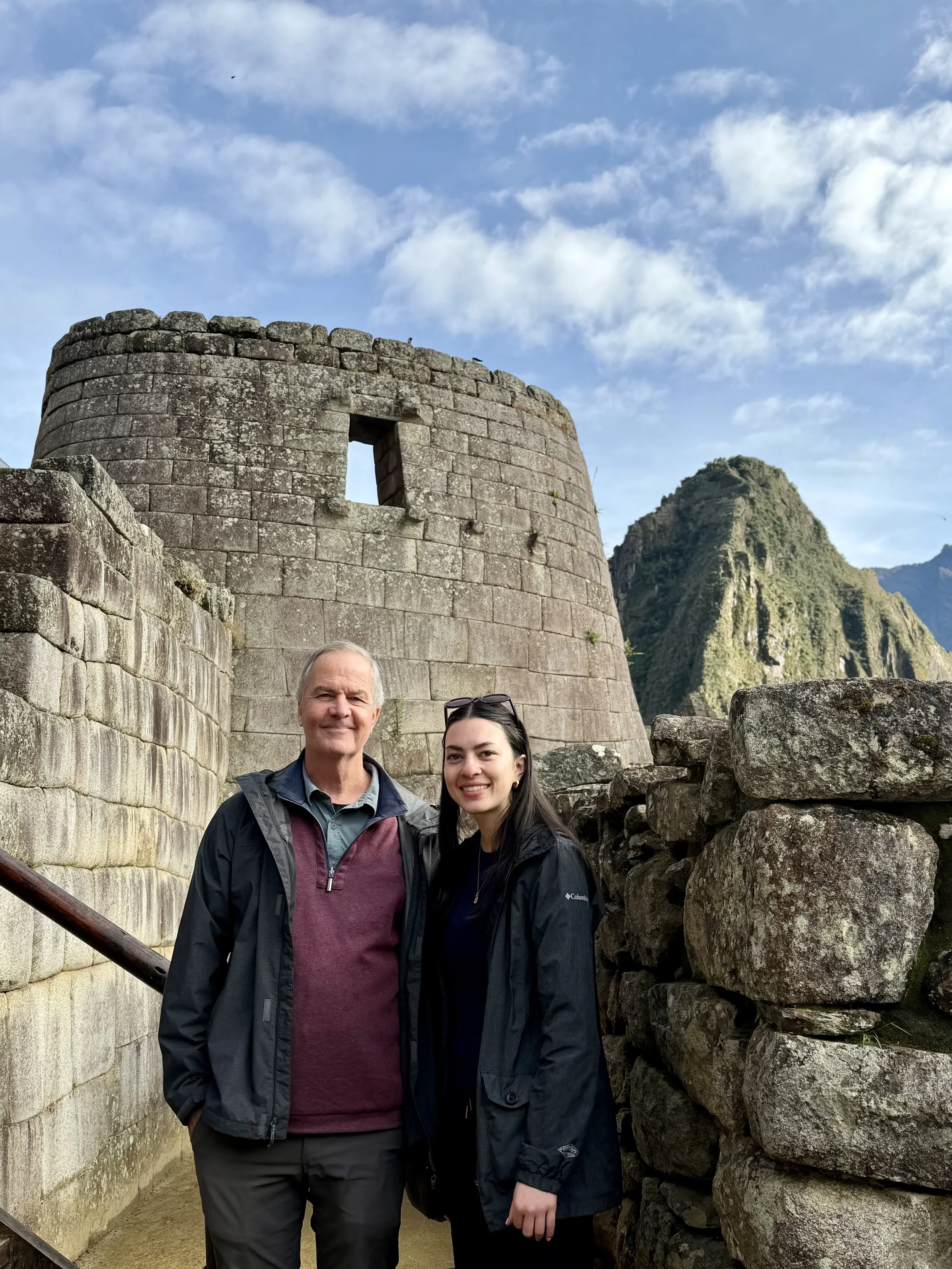 Temple of the Sun and Huaynapicchu