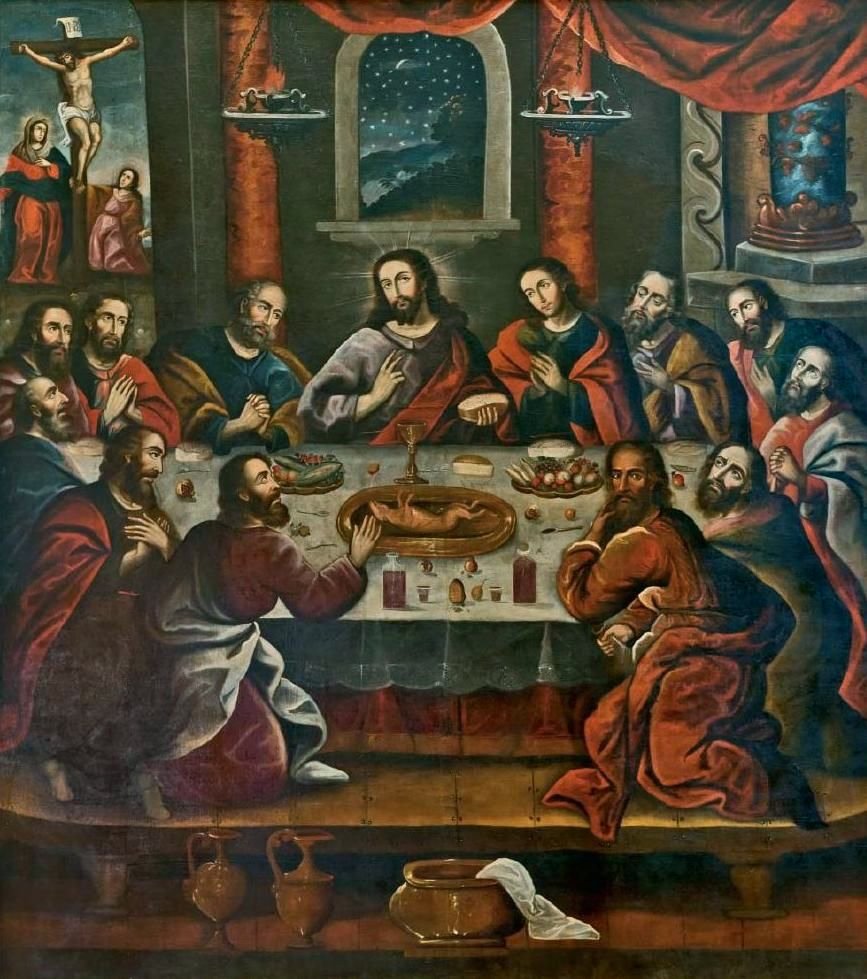 The Last Supper by Marcos Zapata, 1748