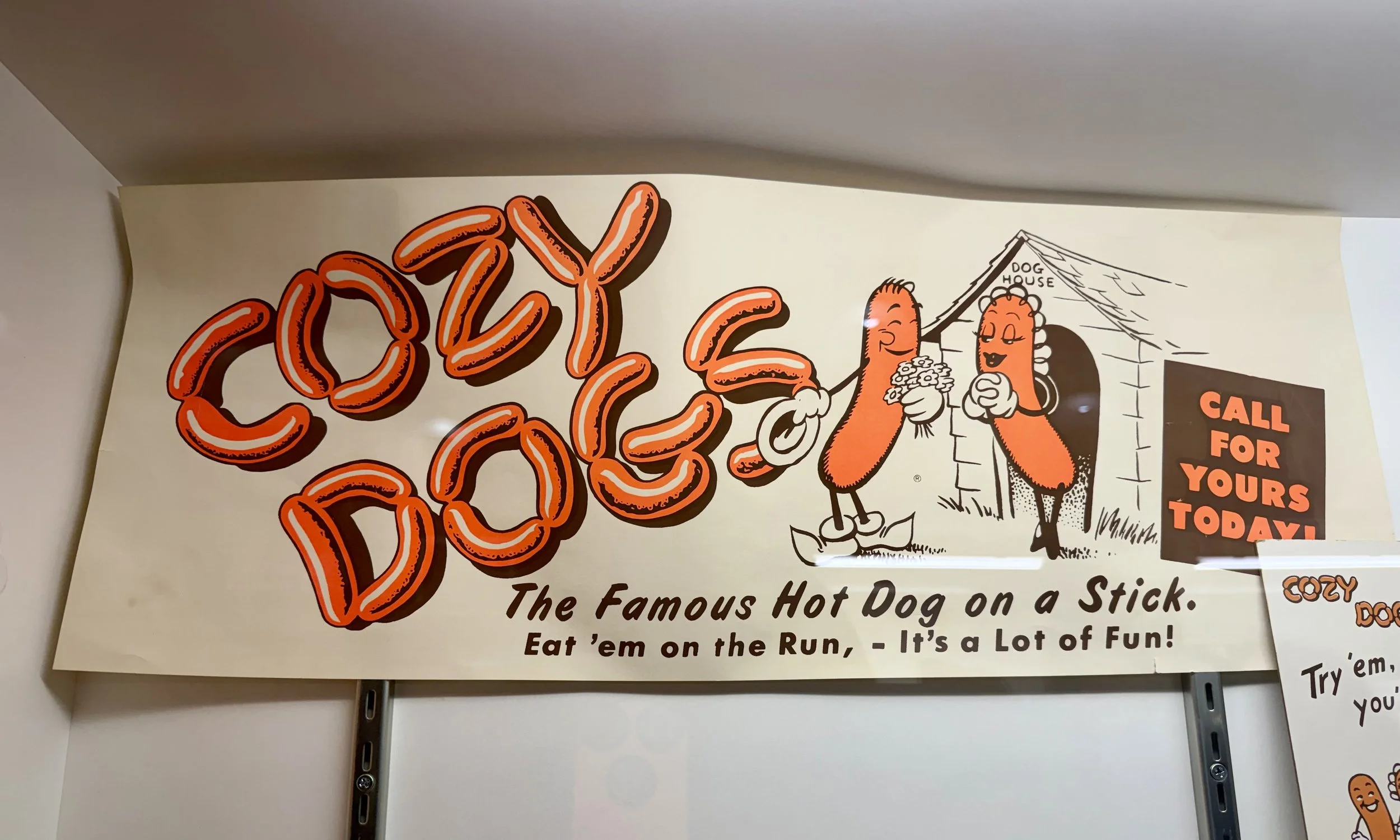 The original Route 66 corn dog, perfected by Ed Wildfire