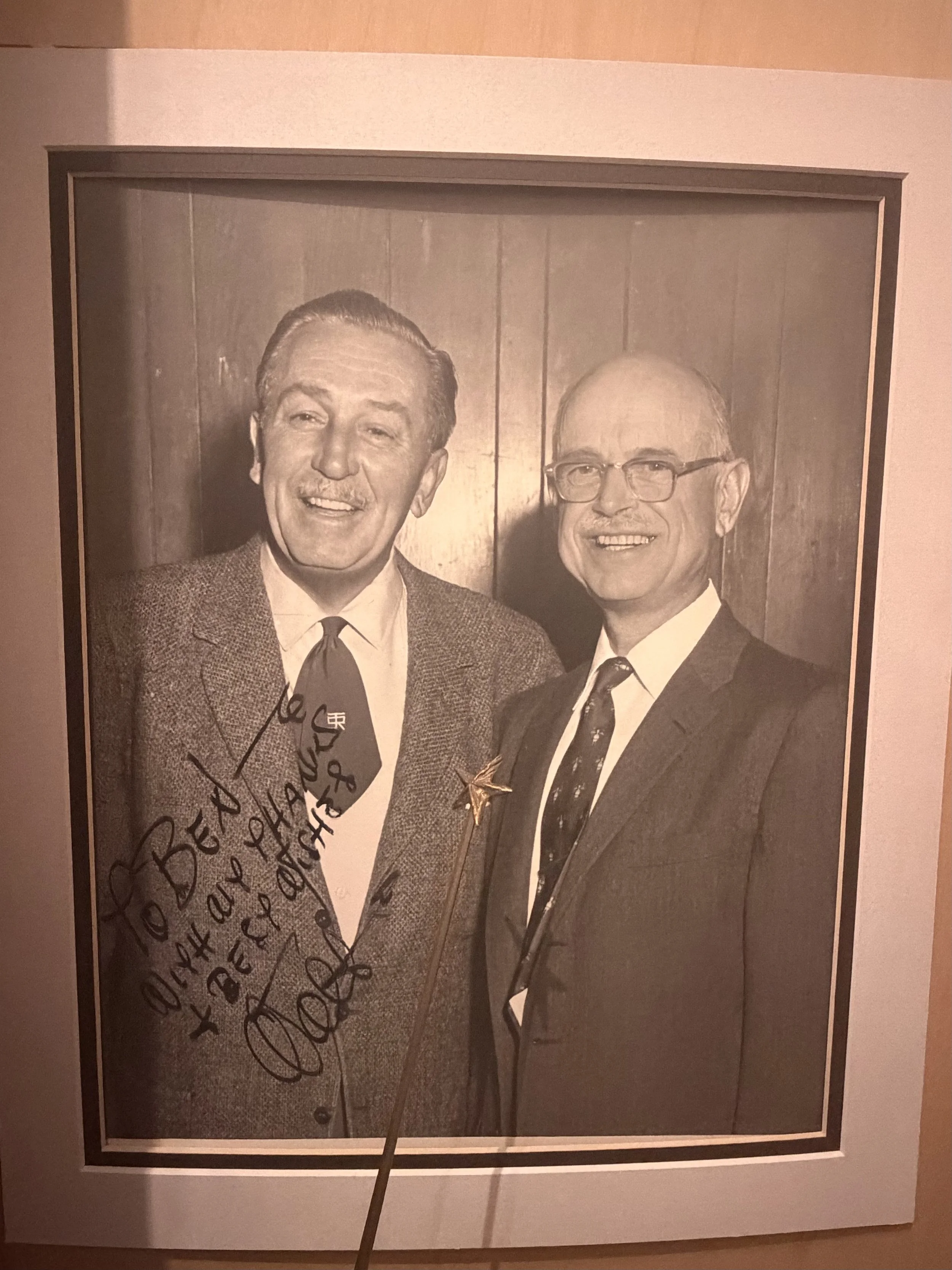 Walt Disney and Ben Sharpsteen