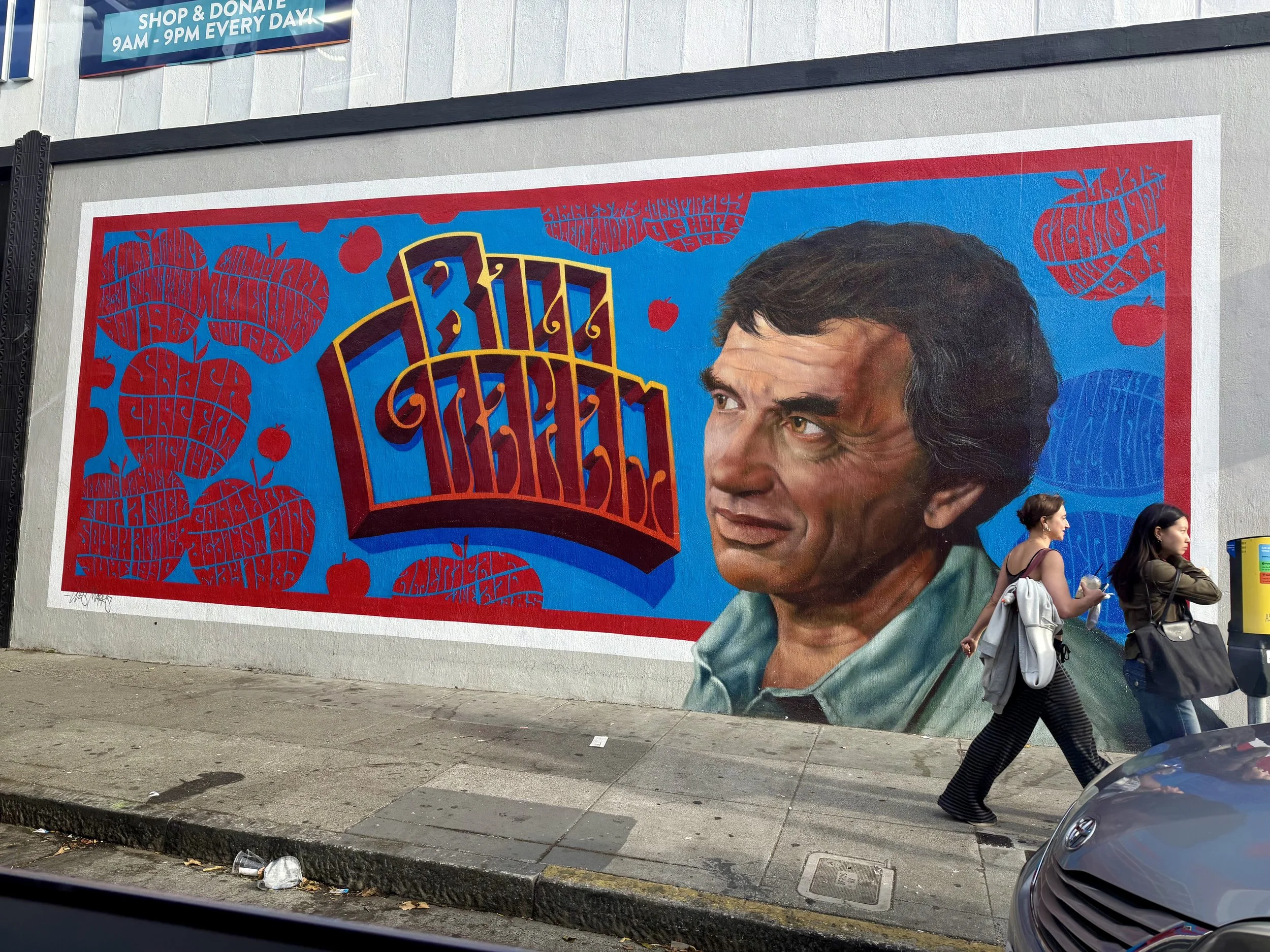 Bill Graham mural by Wes Marks