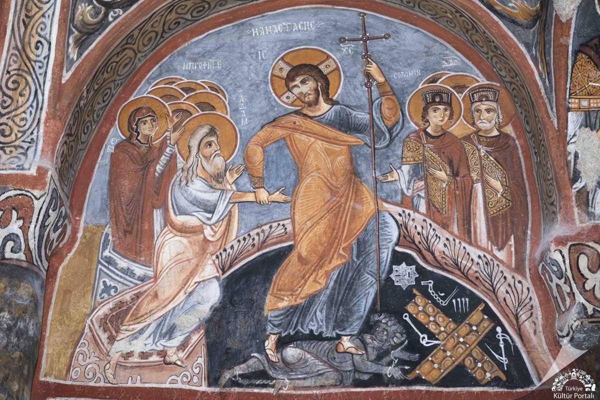 Dark Church - Jesus Stepping on Hades