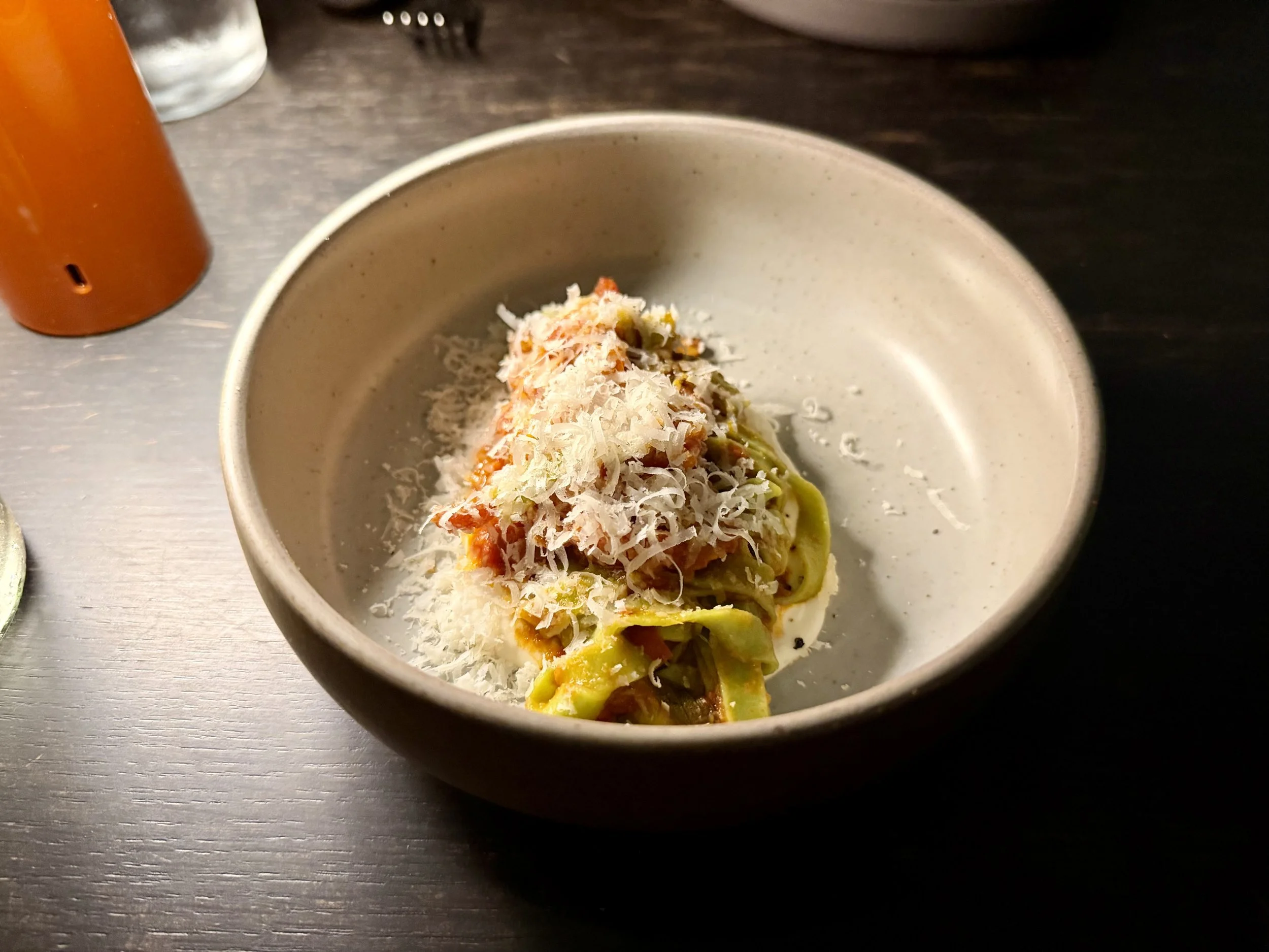 tagliolini verde