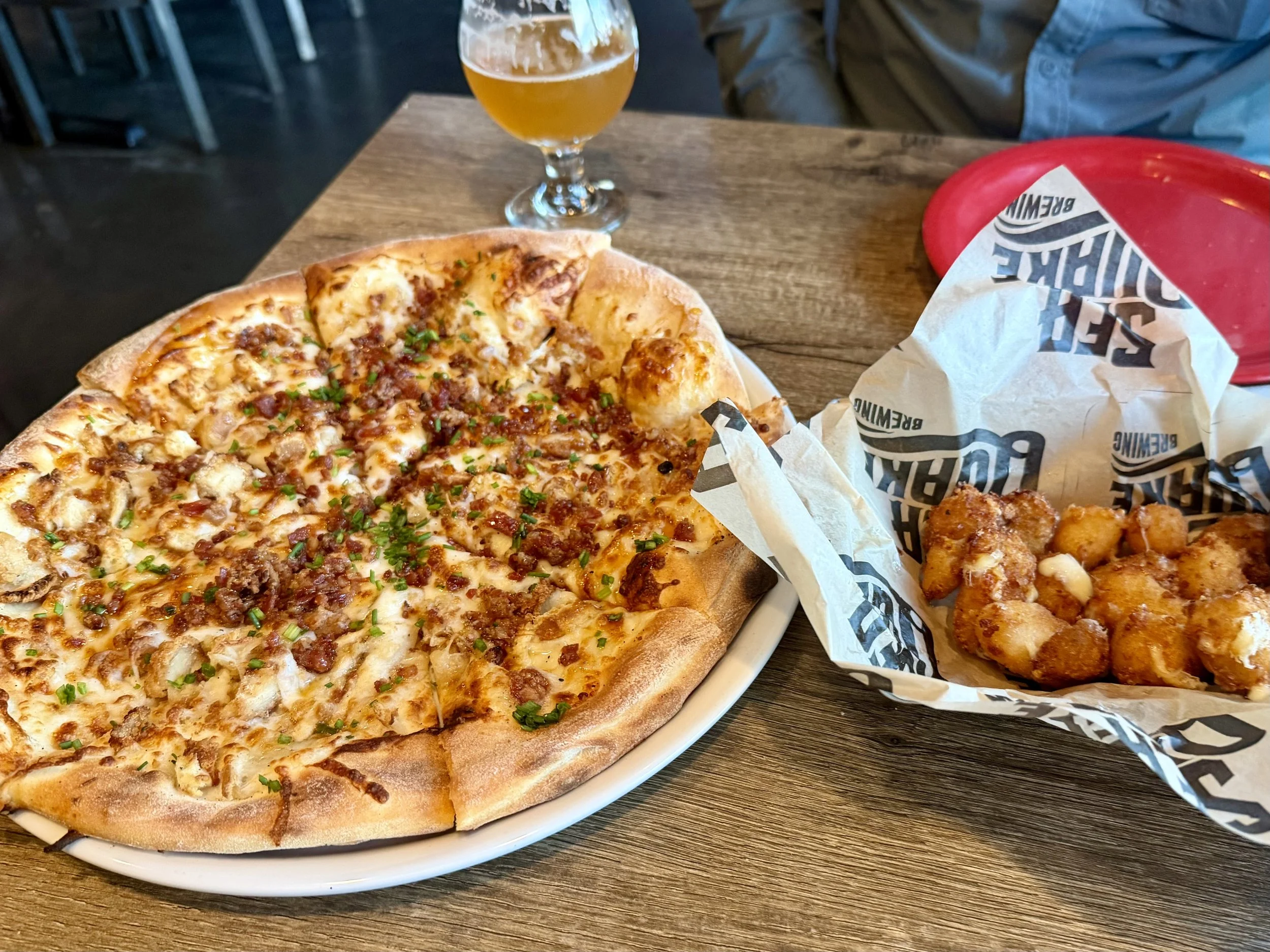 Chicken and Waffle Pizza