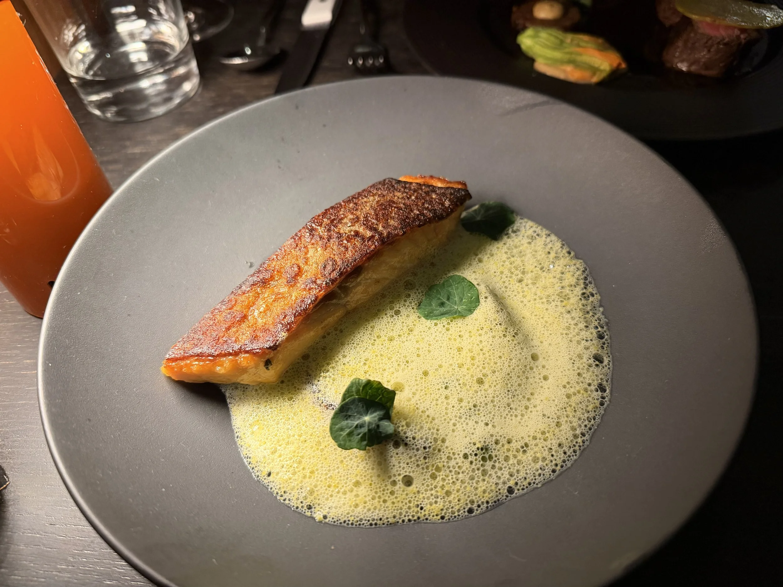 seared black cod