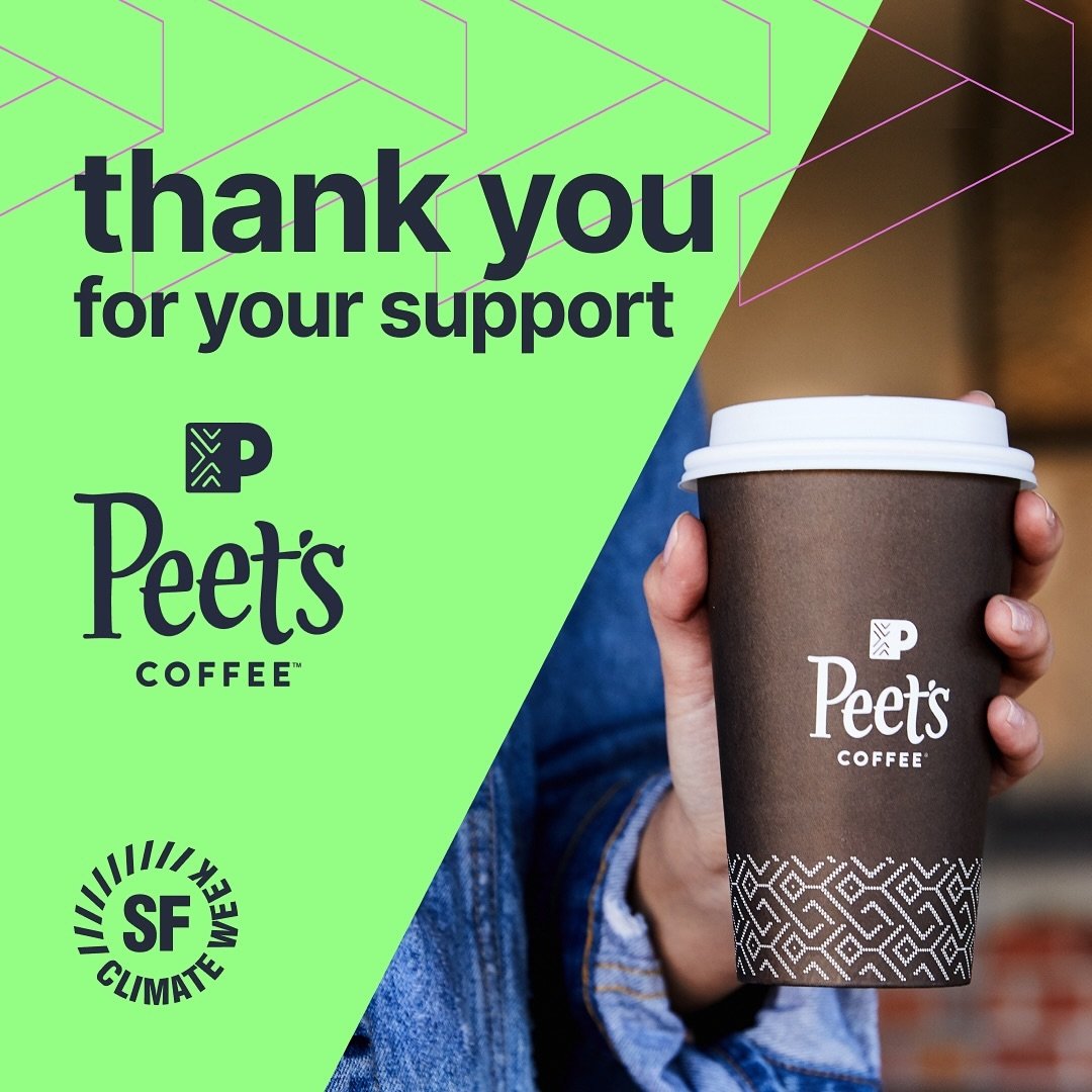 Thanks to @peetscoffee for keeping attendees energized throughout SF Climate Week! Peet&rsquo;s Coffee was a warm welcome at many of our events at 9Zero, especially for attendees who were traveling from around the Bay Area to make their RSVP&rsquo;s.