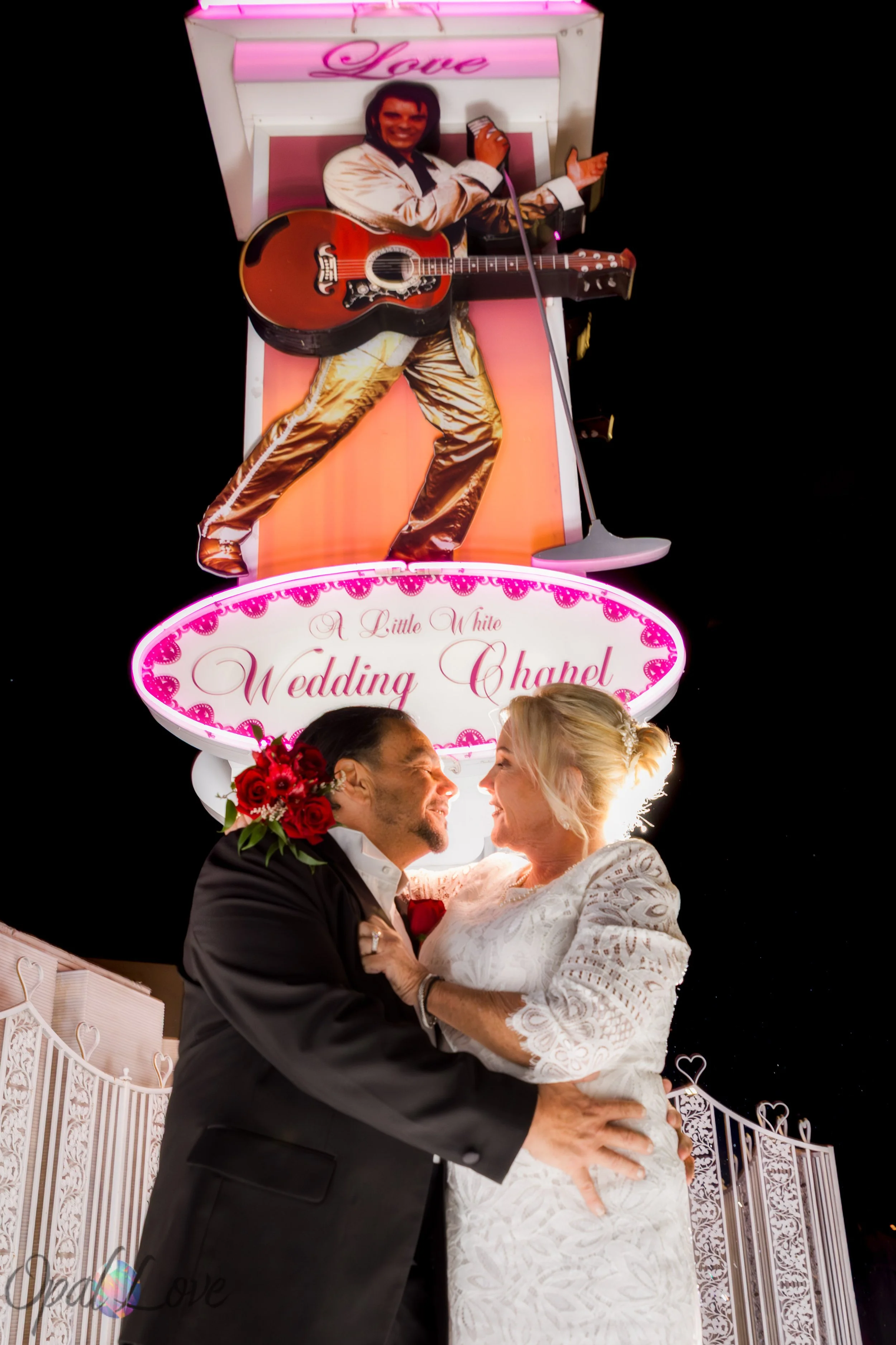 Classic Little White Wedding Chapel Ceremony in Las Vegas