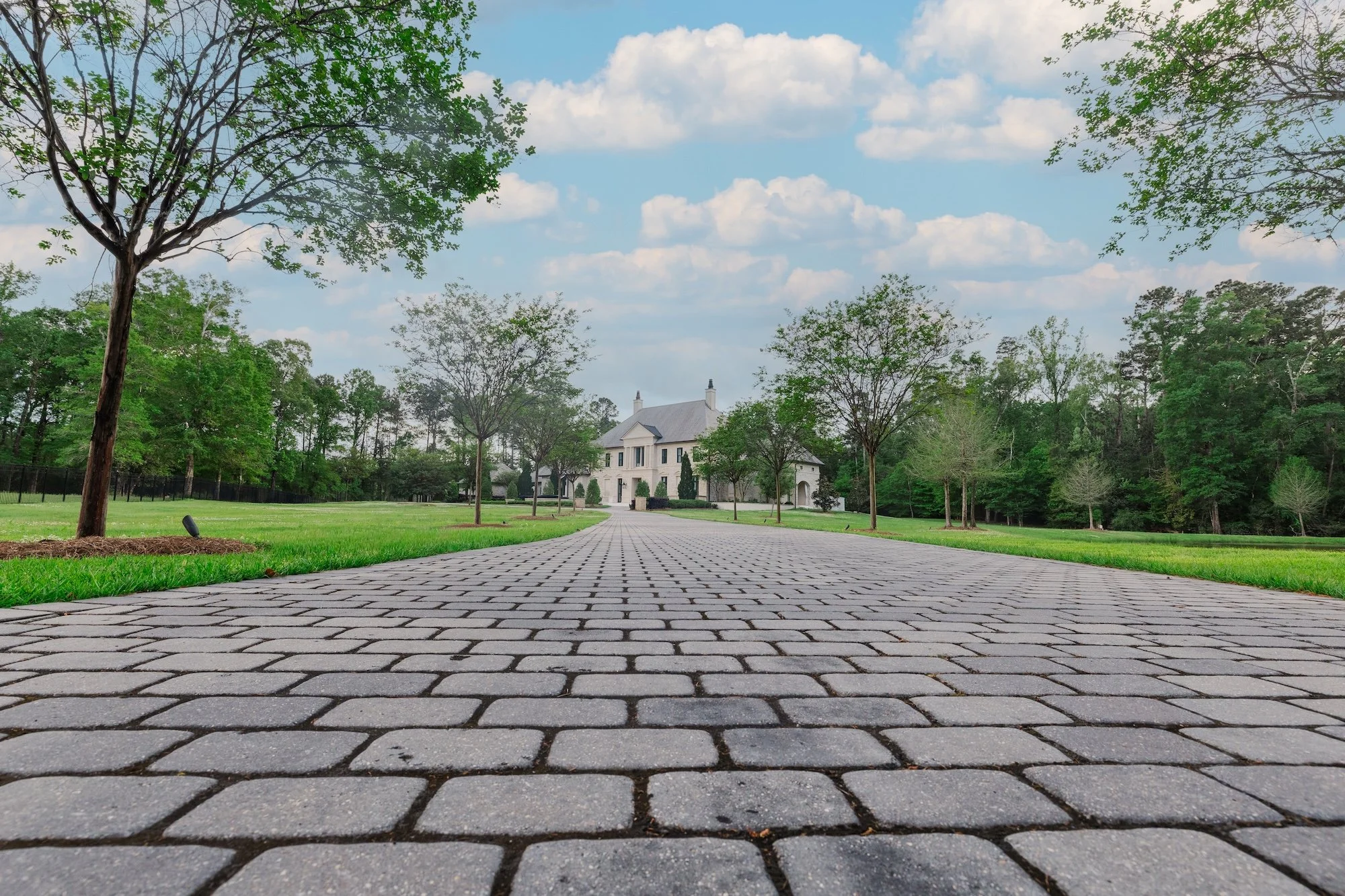 Paver Driveway by Flora Landscapes